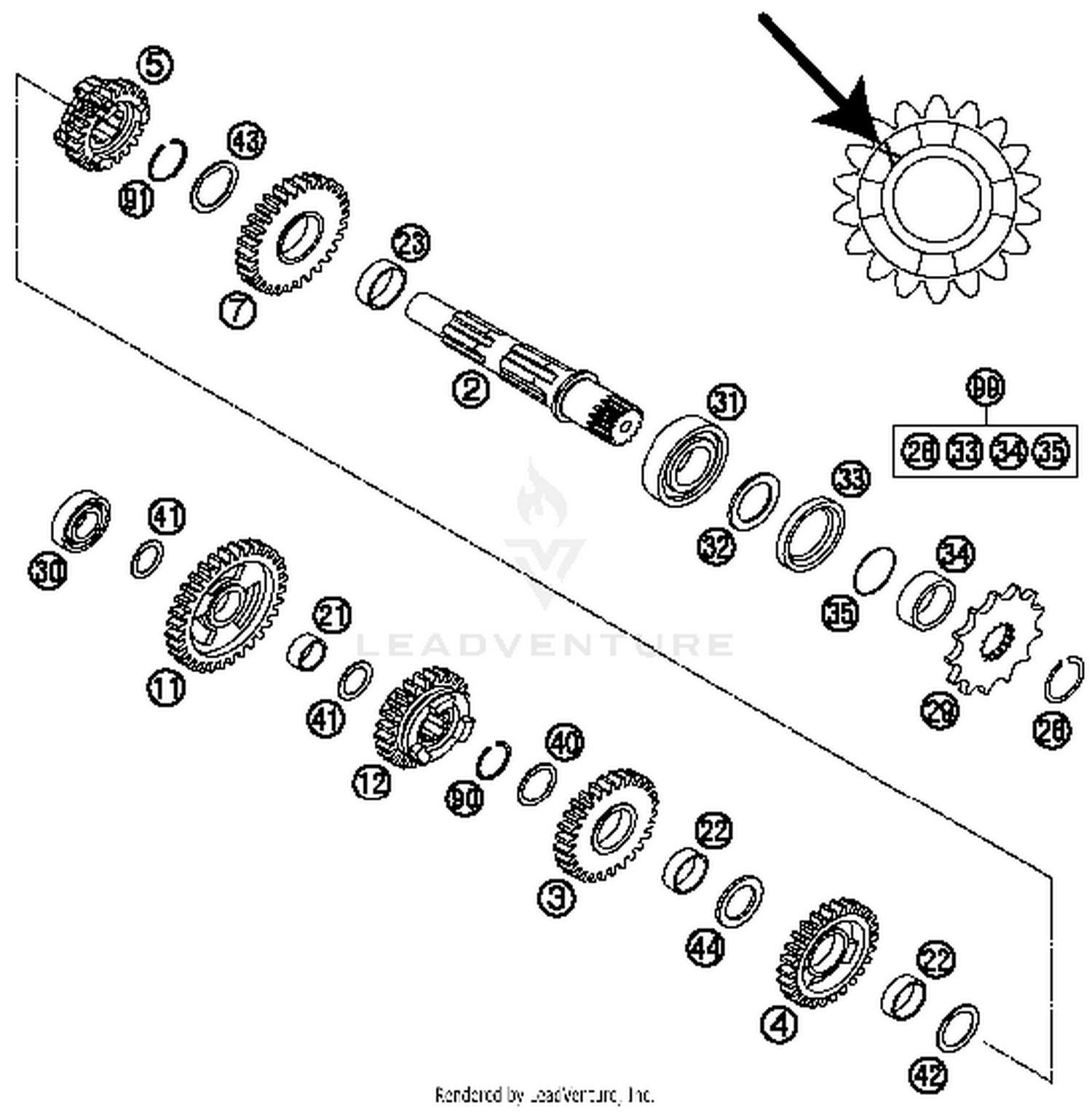 Transmission ll - Countershaft