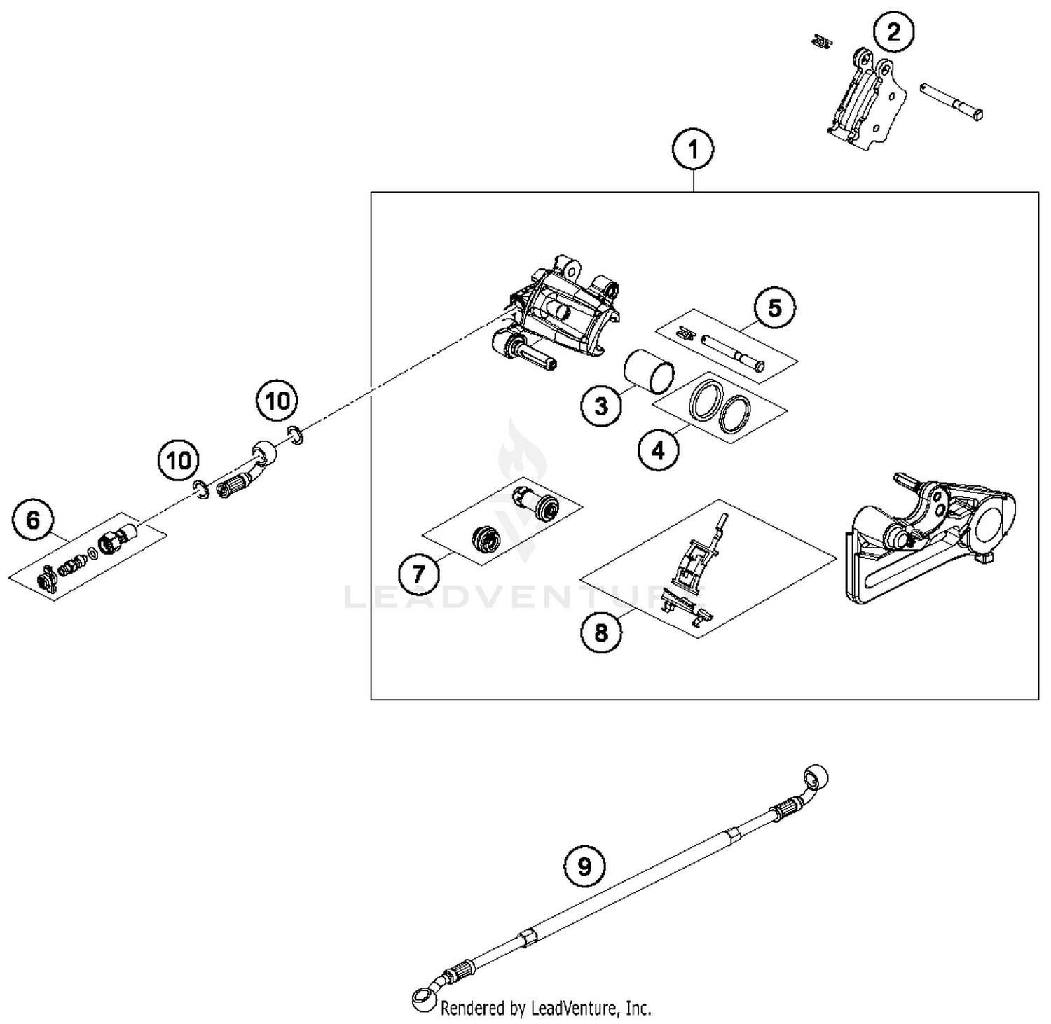 Brake Caliper Rear