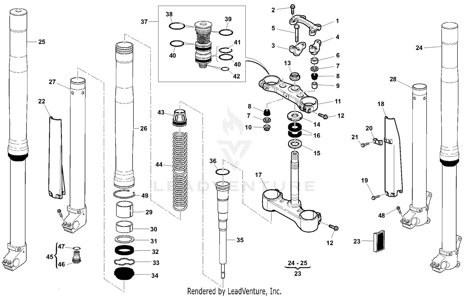 Front Fork Assembly