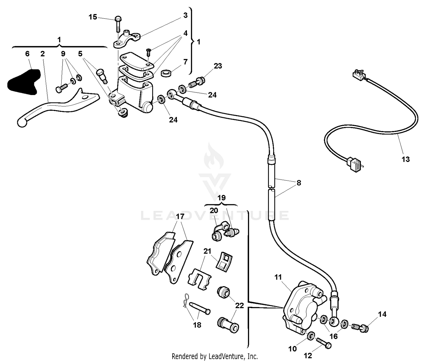 Front Hydraulic Brake