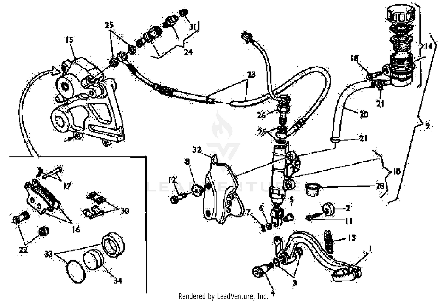 Rear Hydraulic Brake
