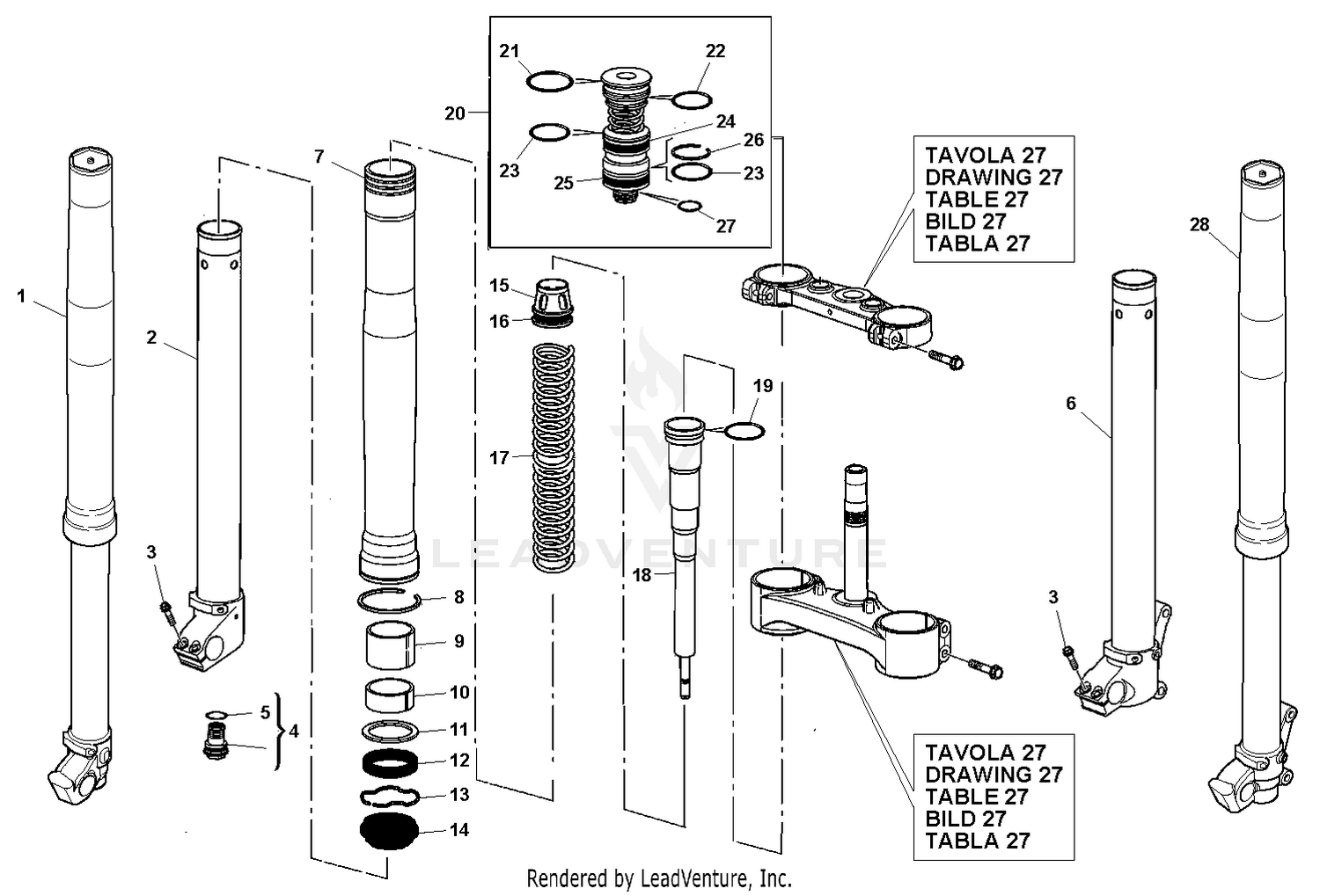 Front Fork Assembly 2/2