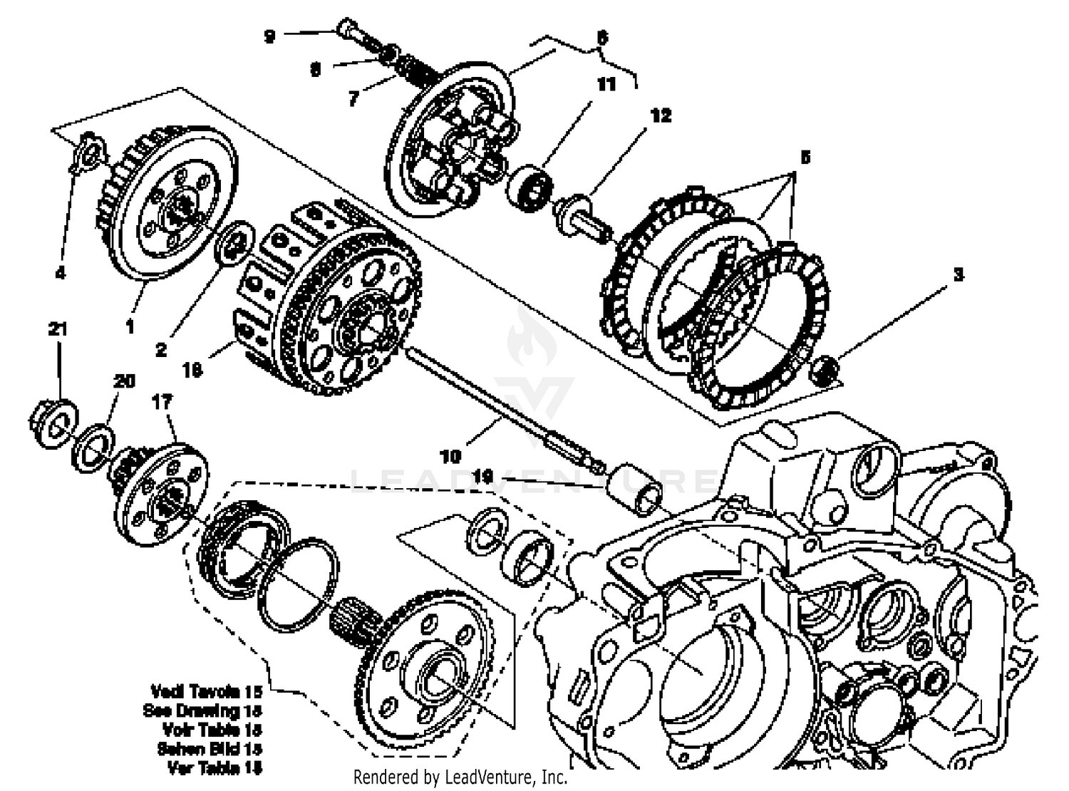 Primary Drive, Clutch