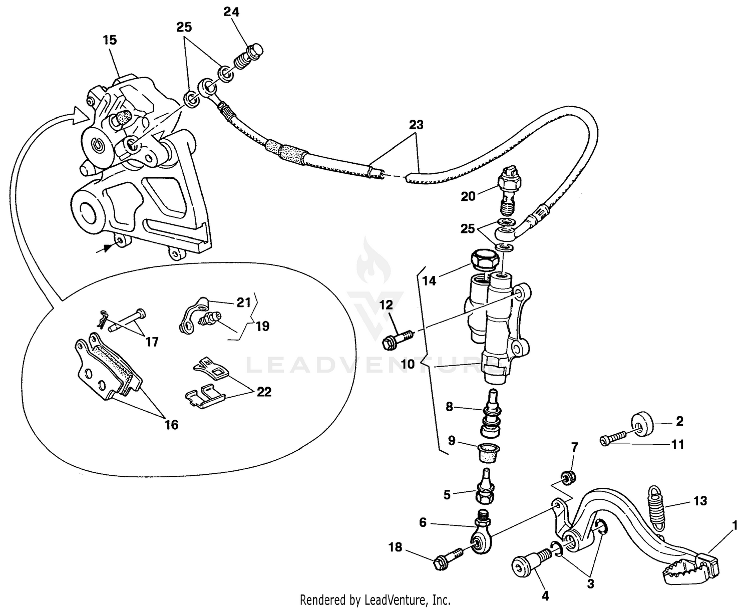 Rear Hydraulic Brake