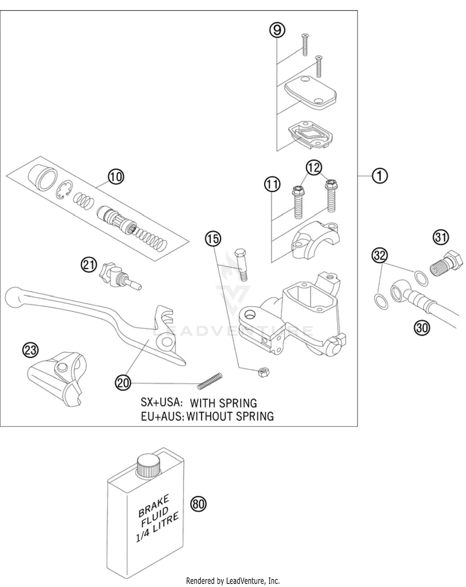 Hand Brake Cylinder