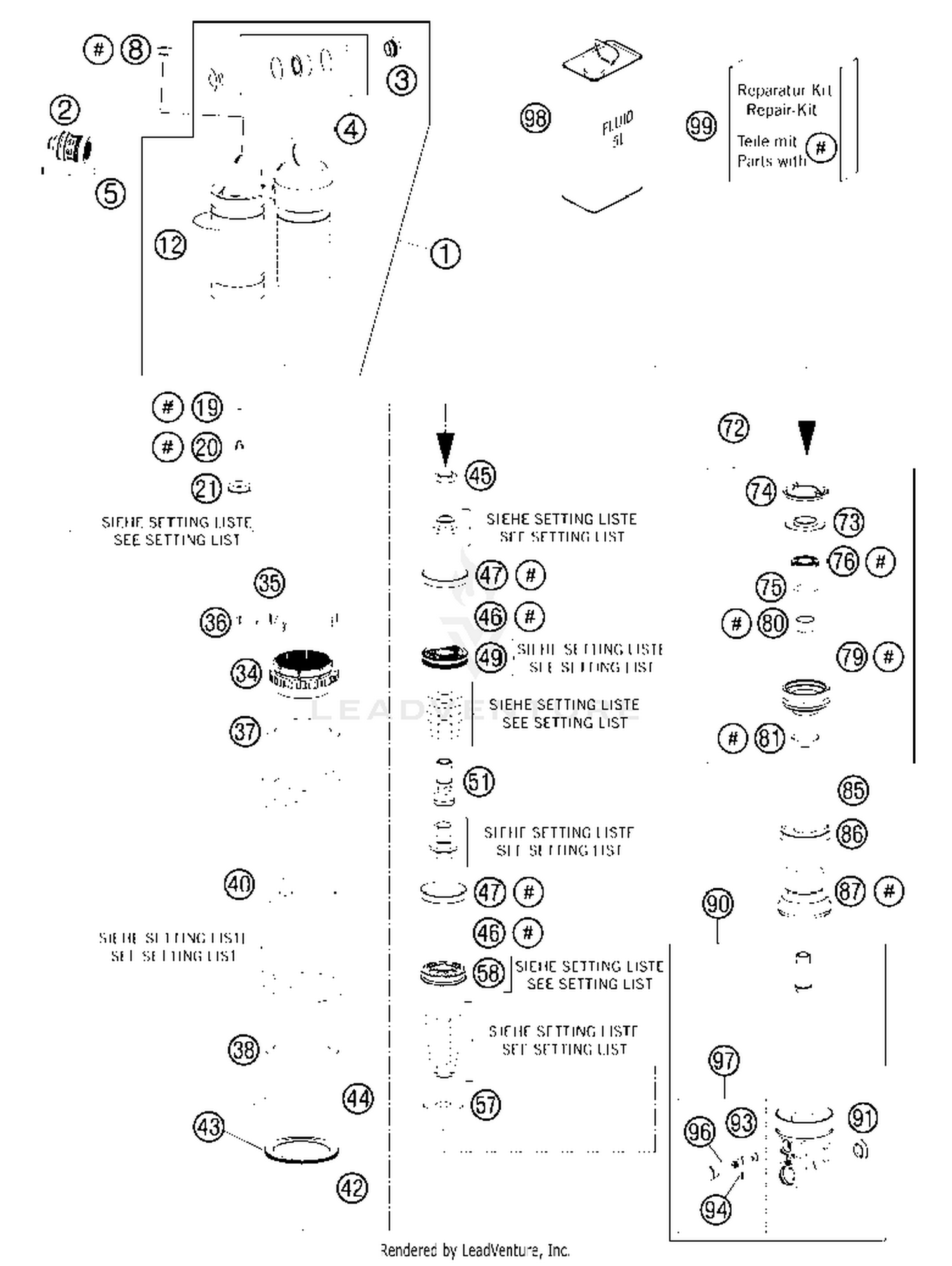 Shock Absorber Disassembled