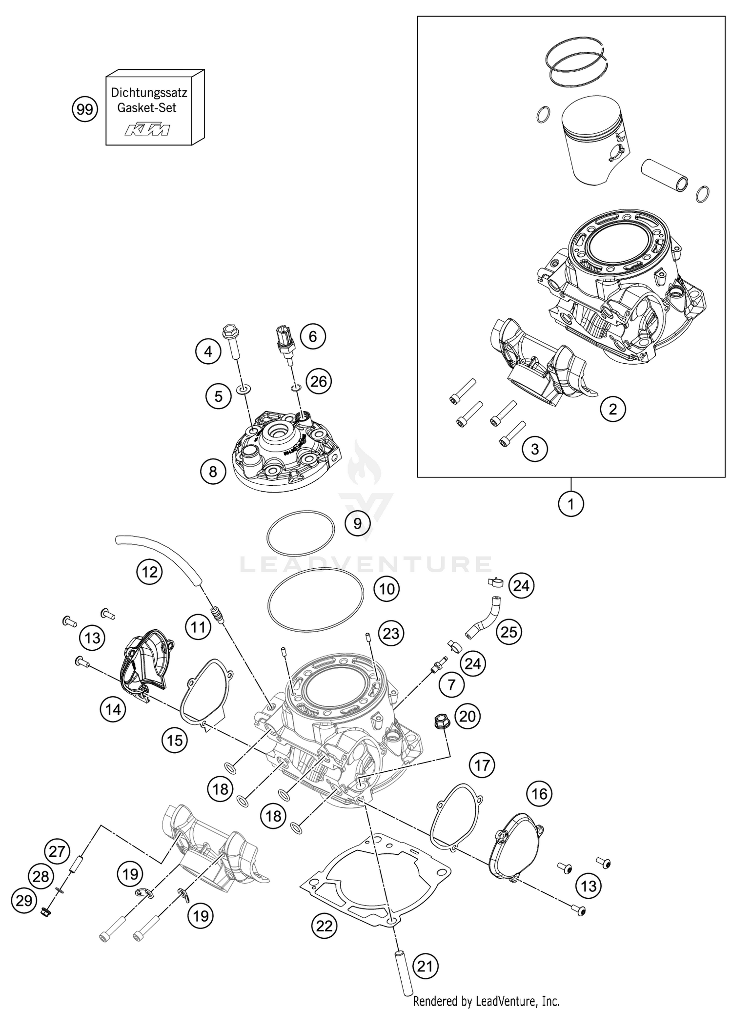 CYLINDER, CYLINDER HEAD