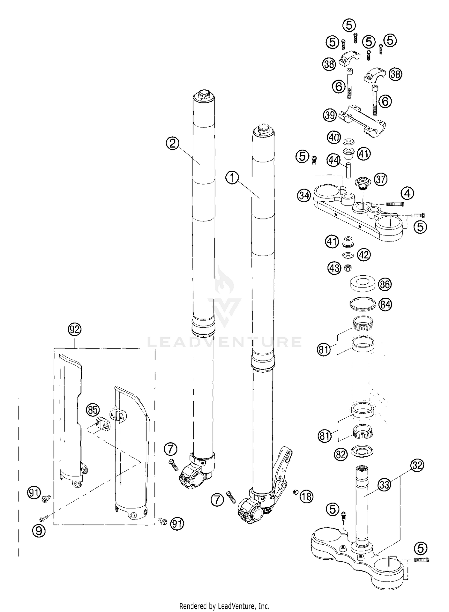 Front Fork WP USD 48