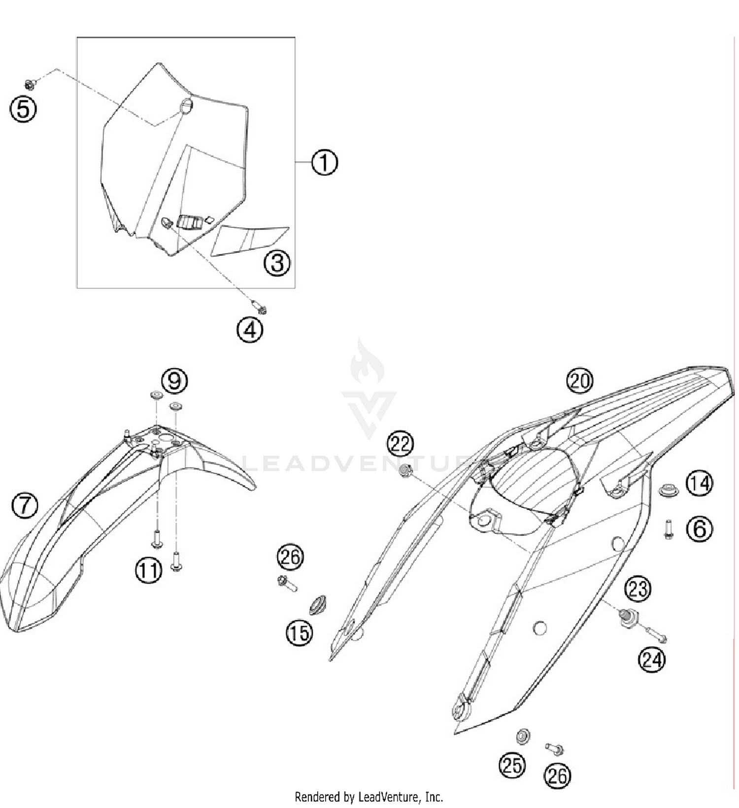 Mask, Fenders