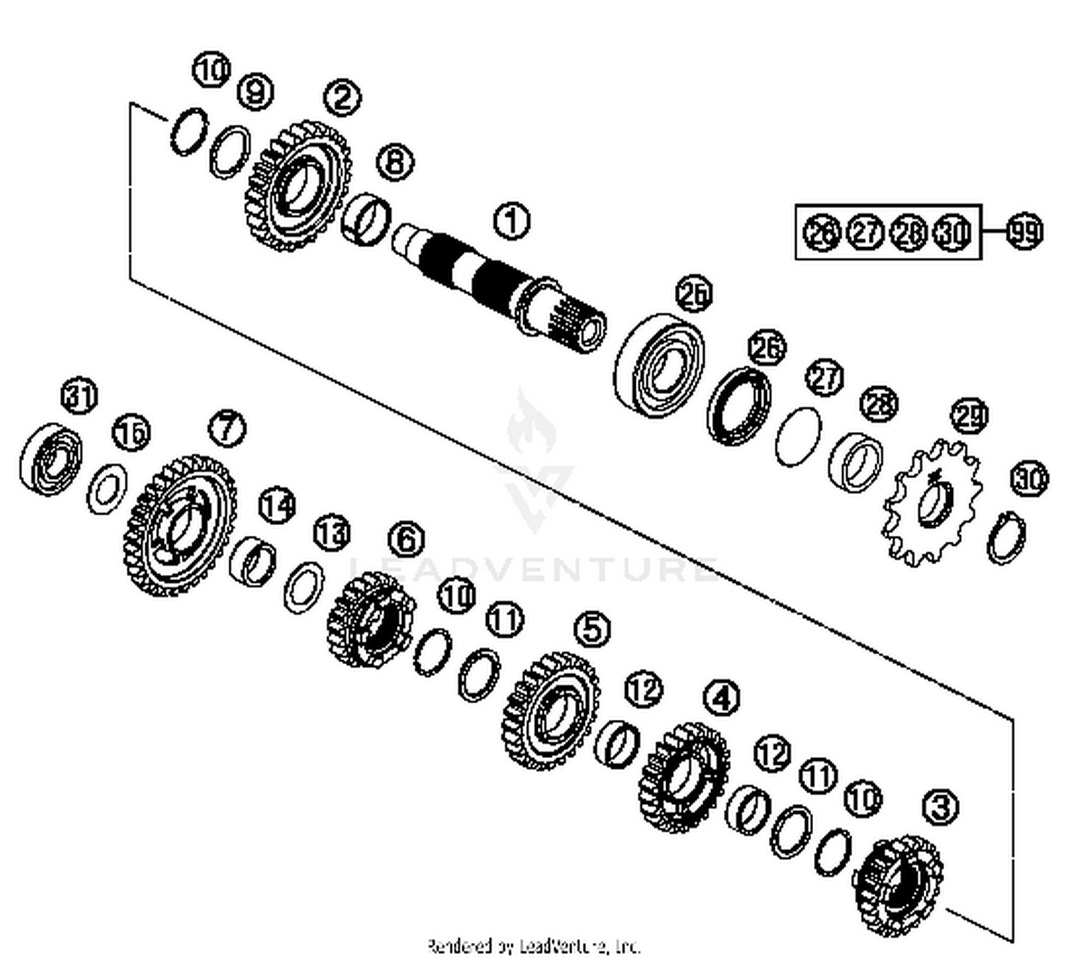 Transmission II - Countershaft