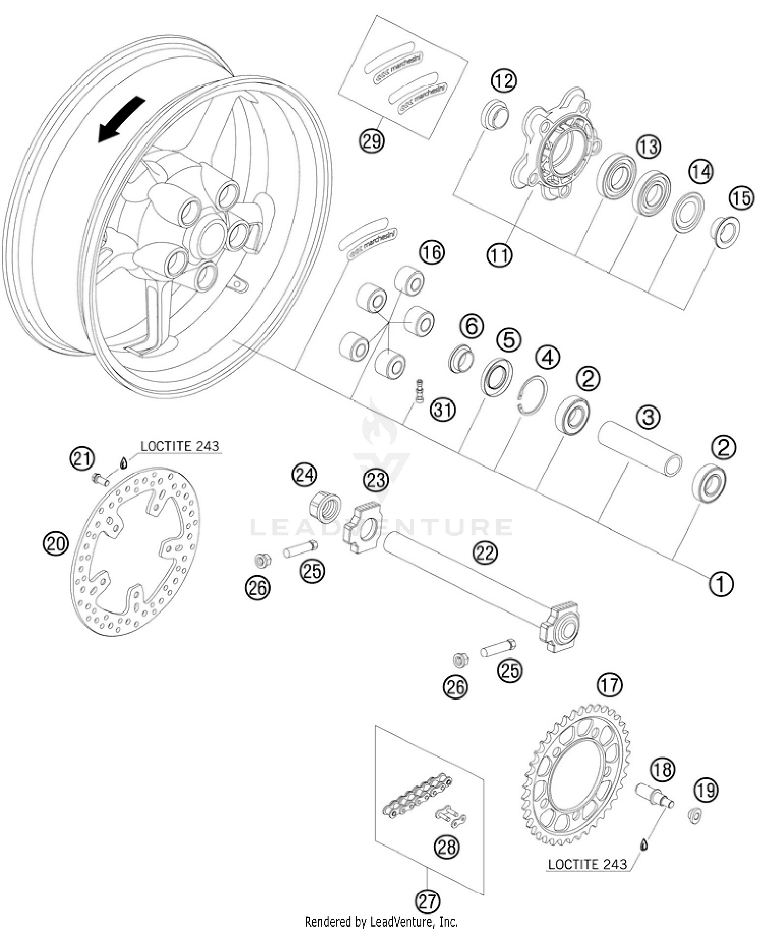 Rear Wheel