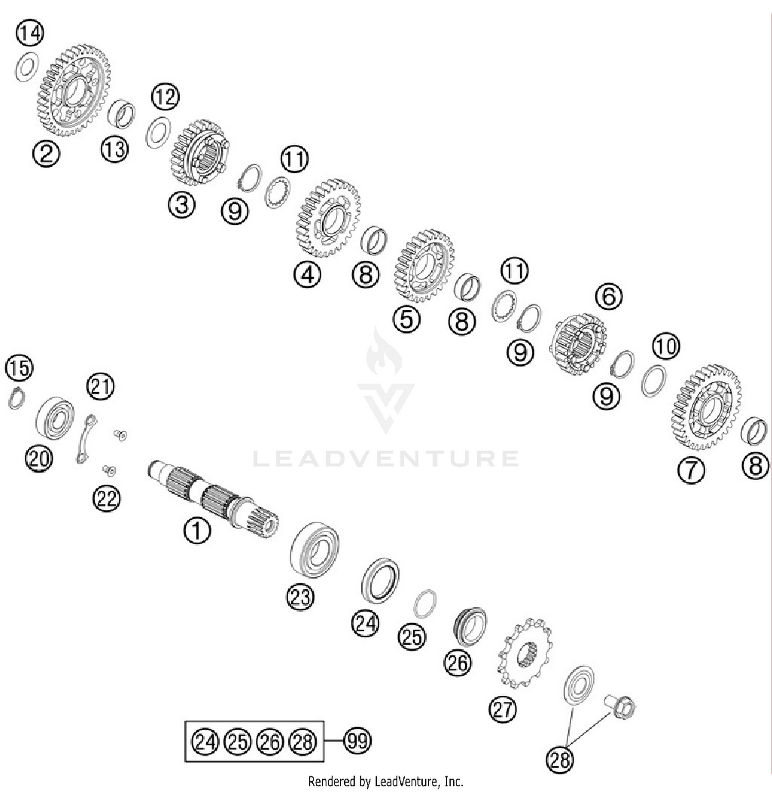 Transmission Il - Countershaft