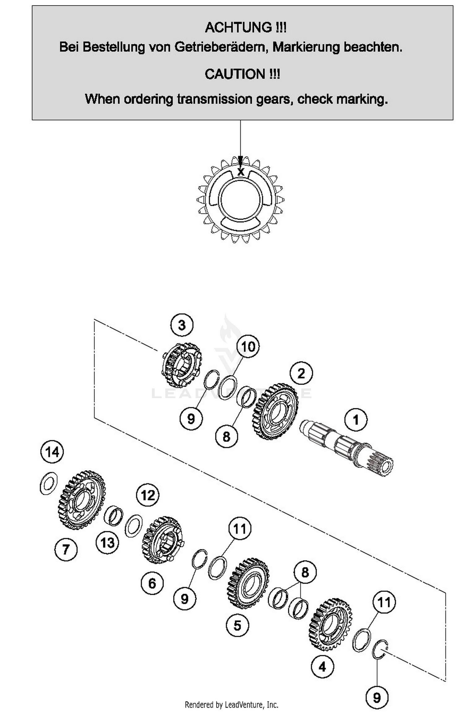TRANSMISSION II - COUNTERSHAFT