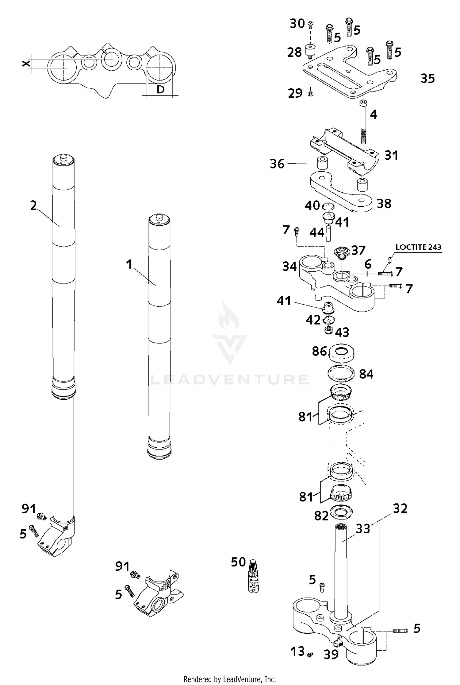 Front Fork WP USD 48