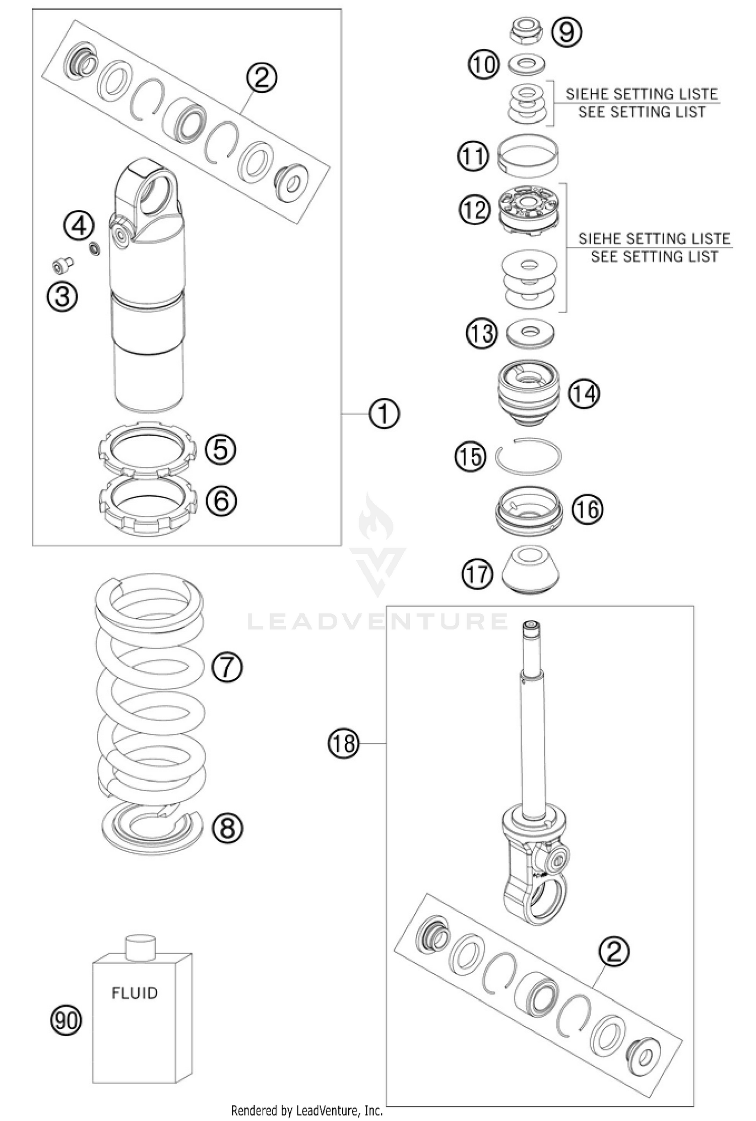 Shock Absorber Disassembled 2