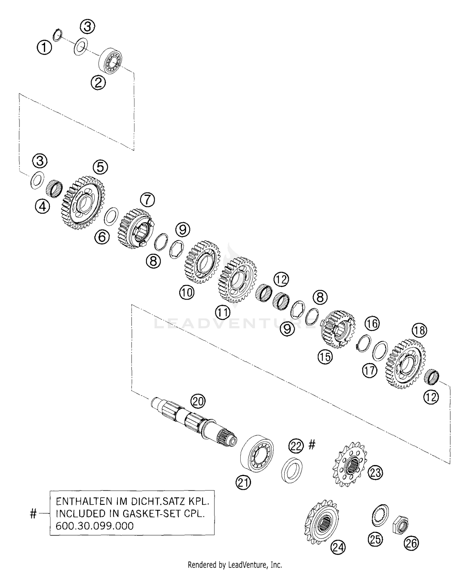 Transmission II - Main Countershaft