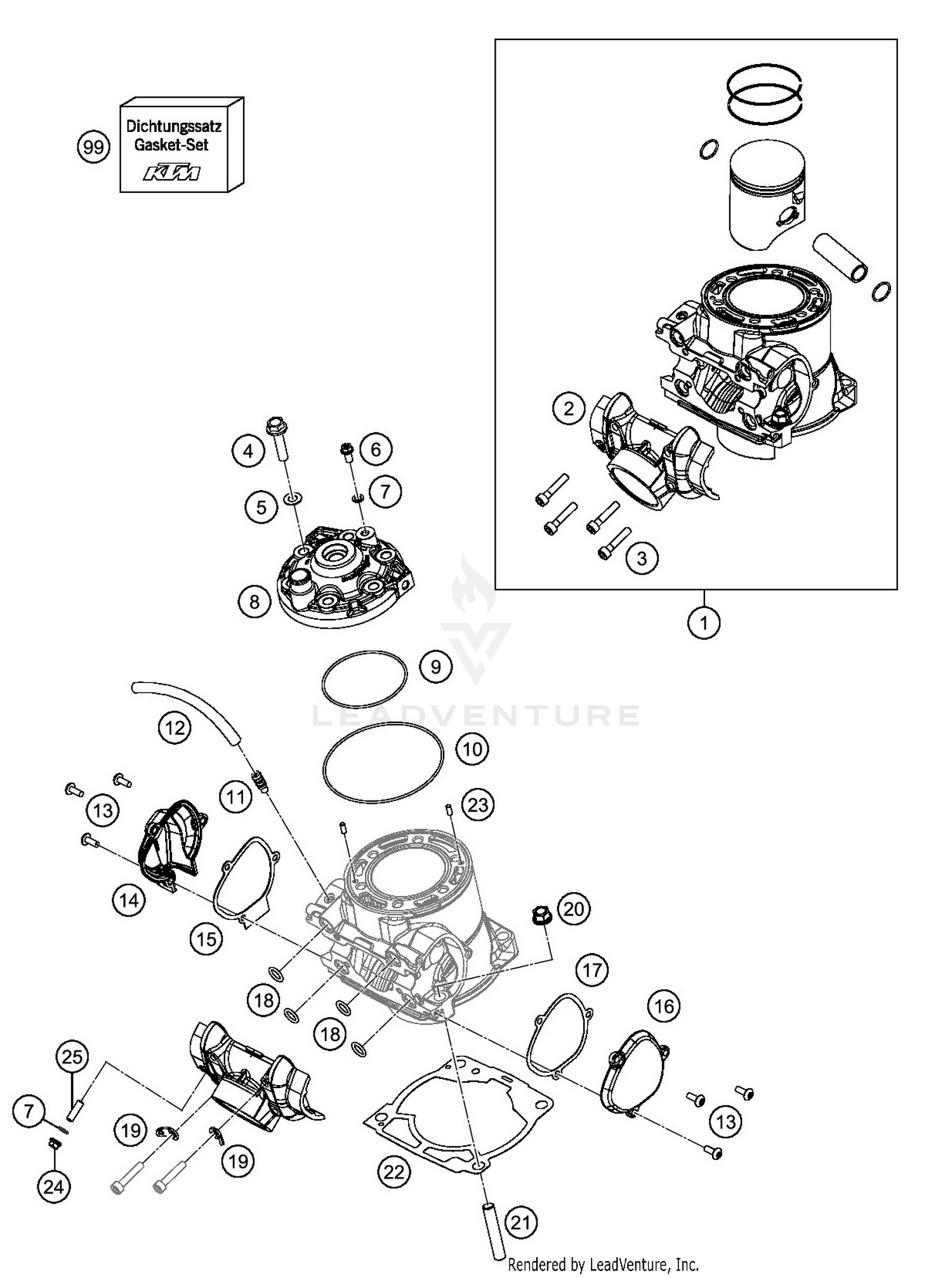 CYLINDER, CYLINDER HEAD