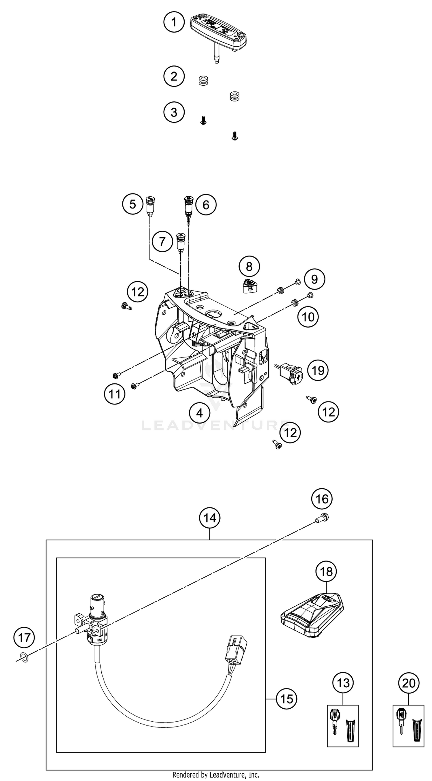 INSTRUMENTS / LOCK SYSTEM