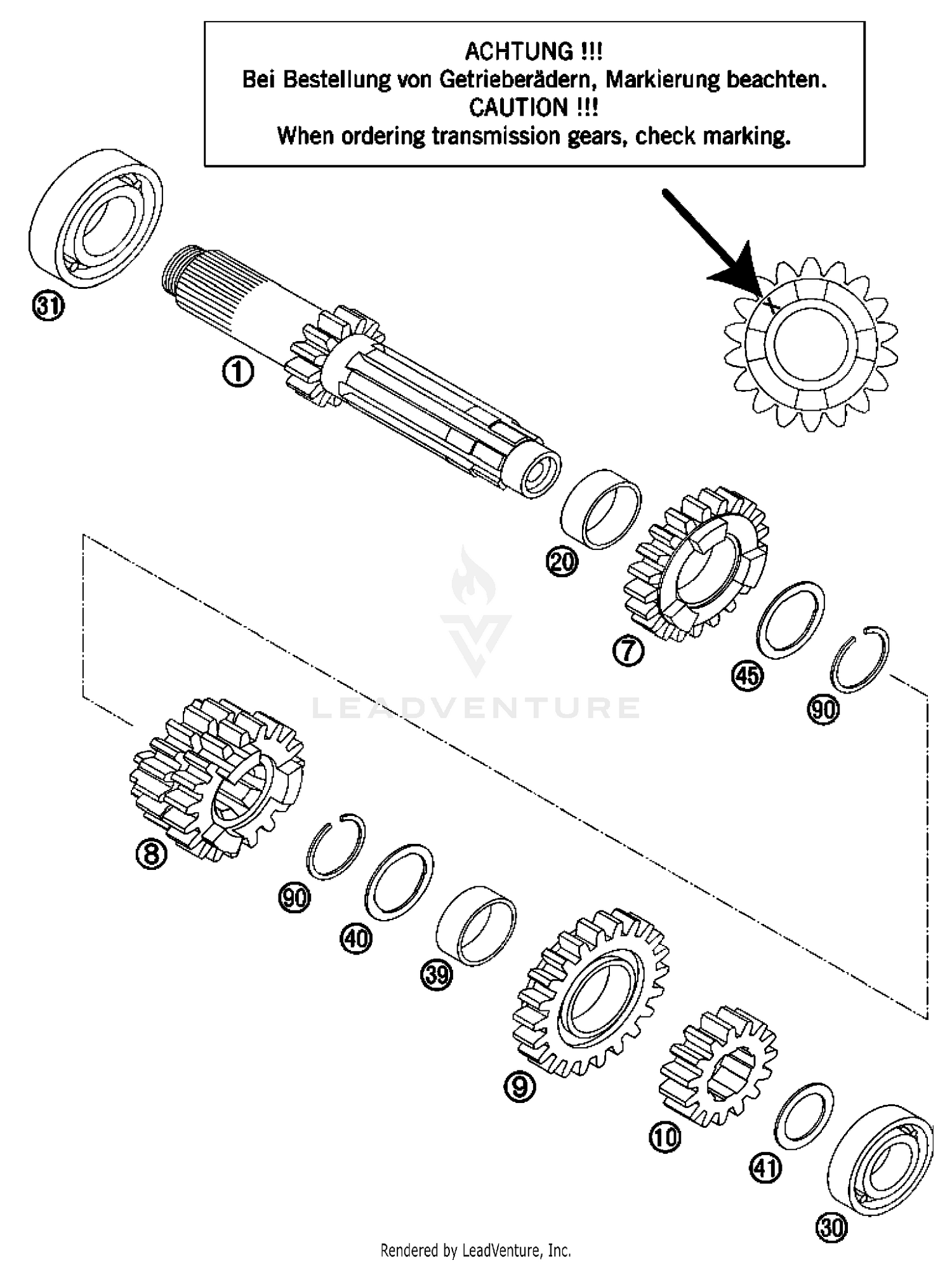 Transmission I - Main Shaft
