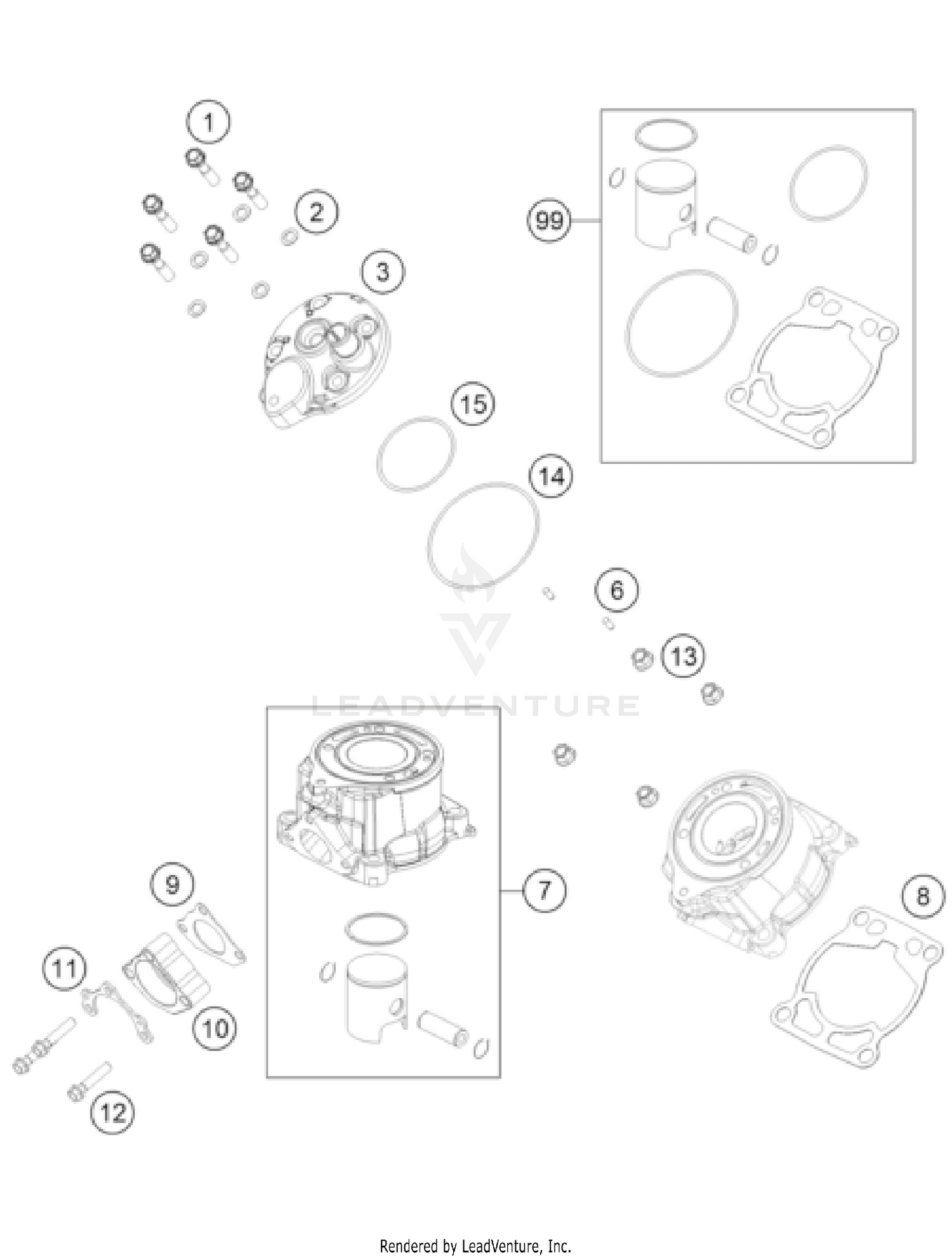 CYLINDER, CYLINDER HEAD