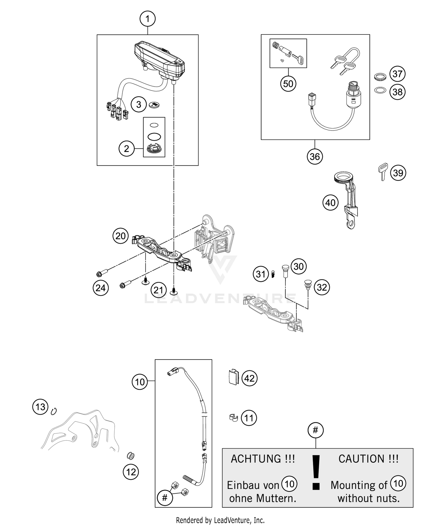 INSTRUMENTS / LOCK SYSTEM