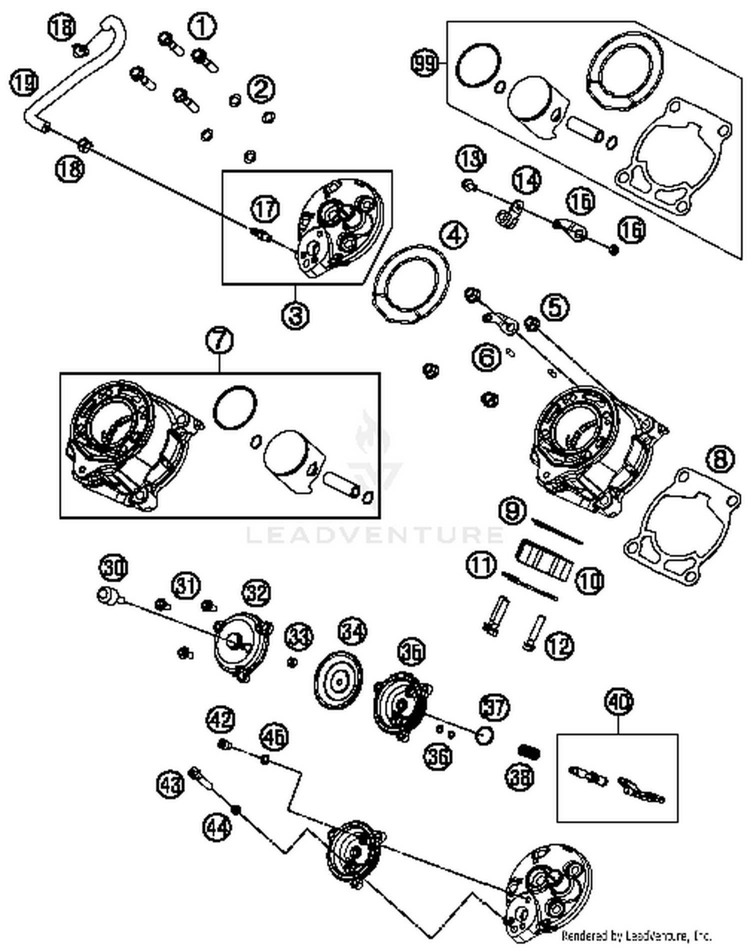Cylinder, Cylinderhead