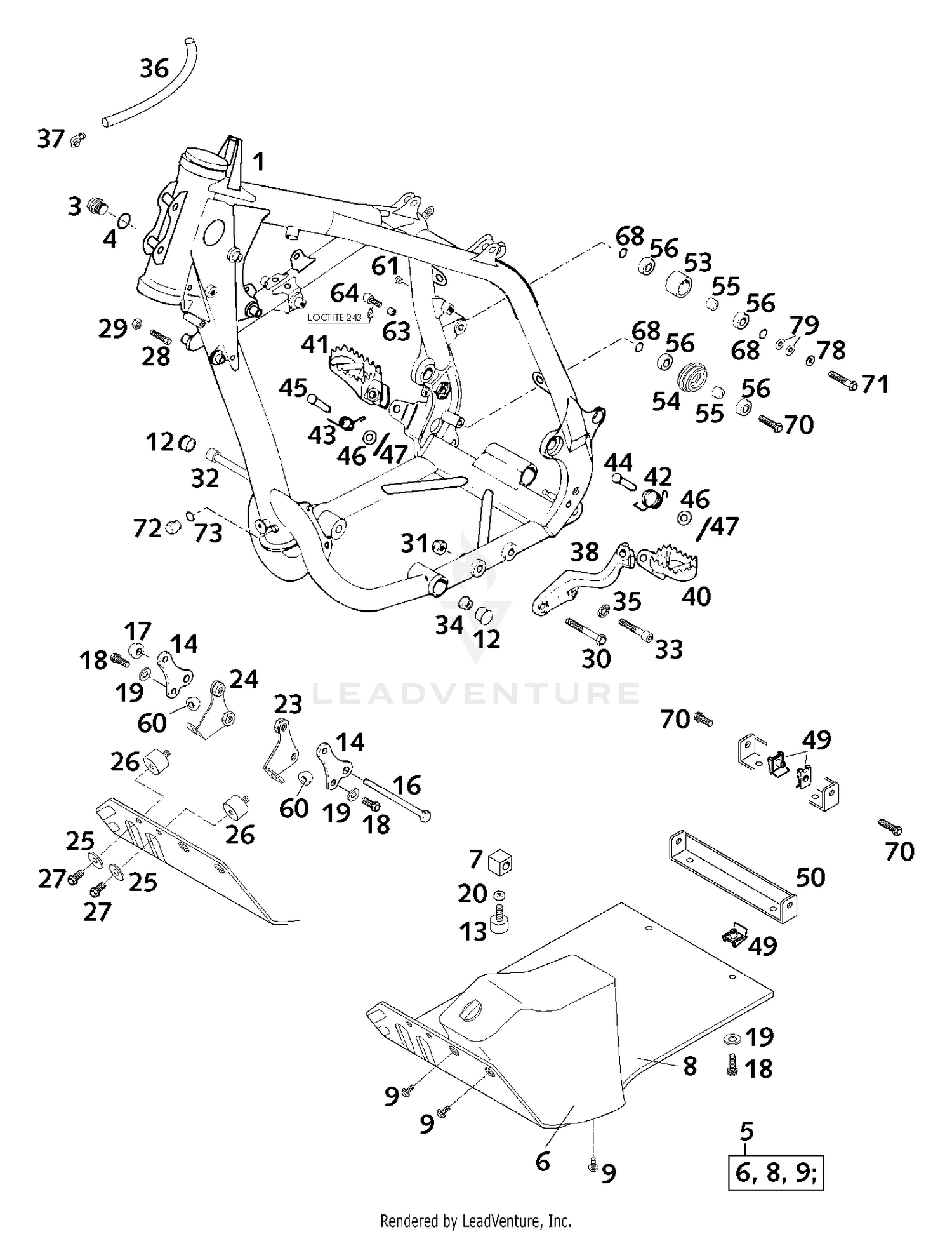 Frame, Engine Protector
