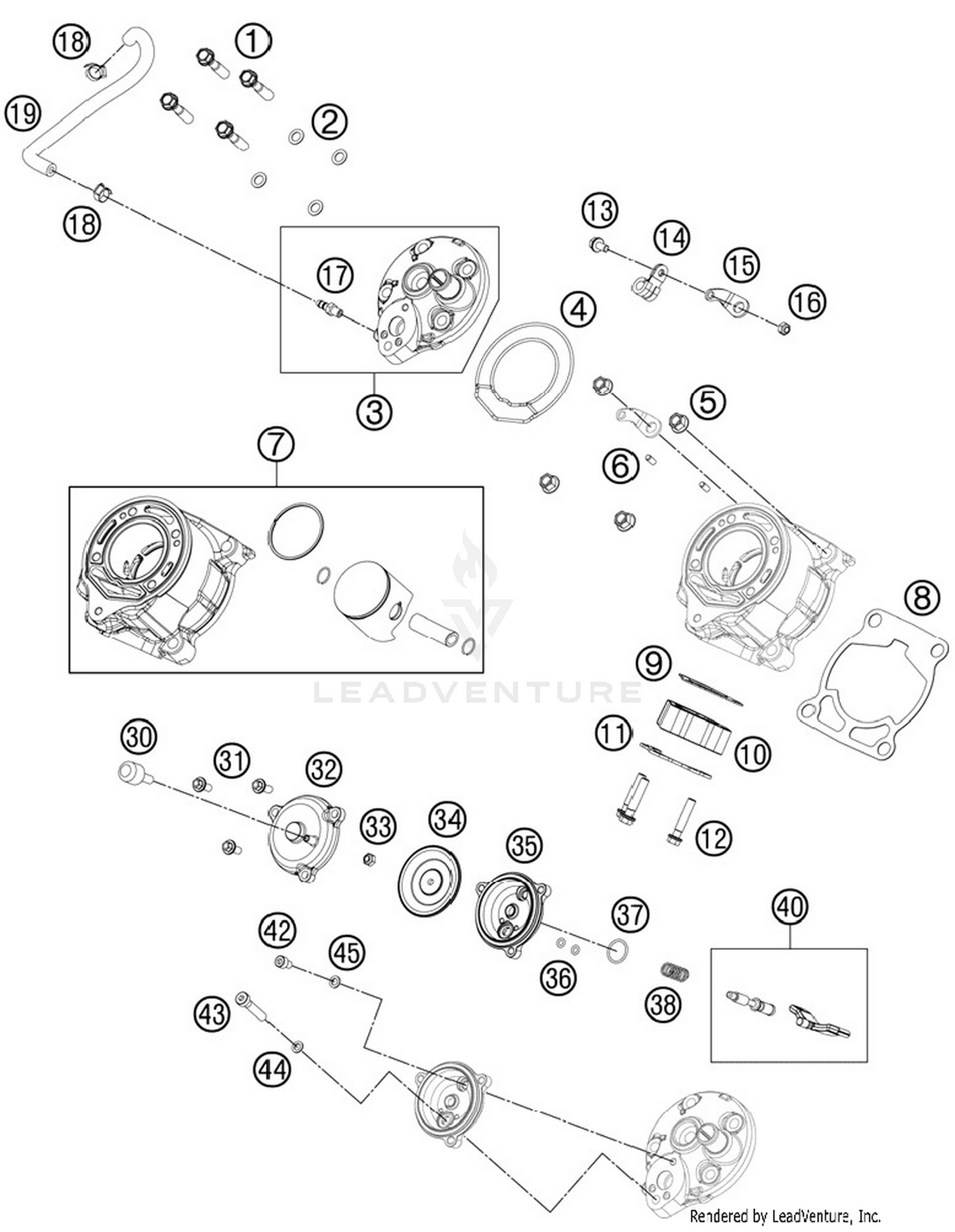 Cylinder, Cylinderhead