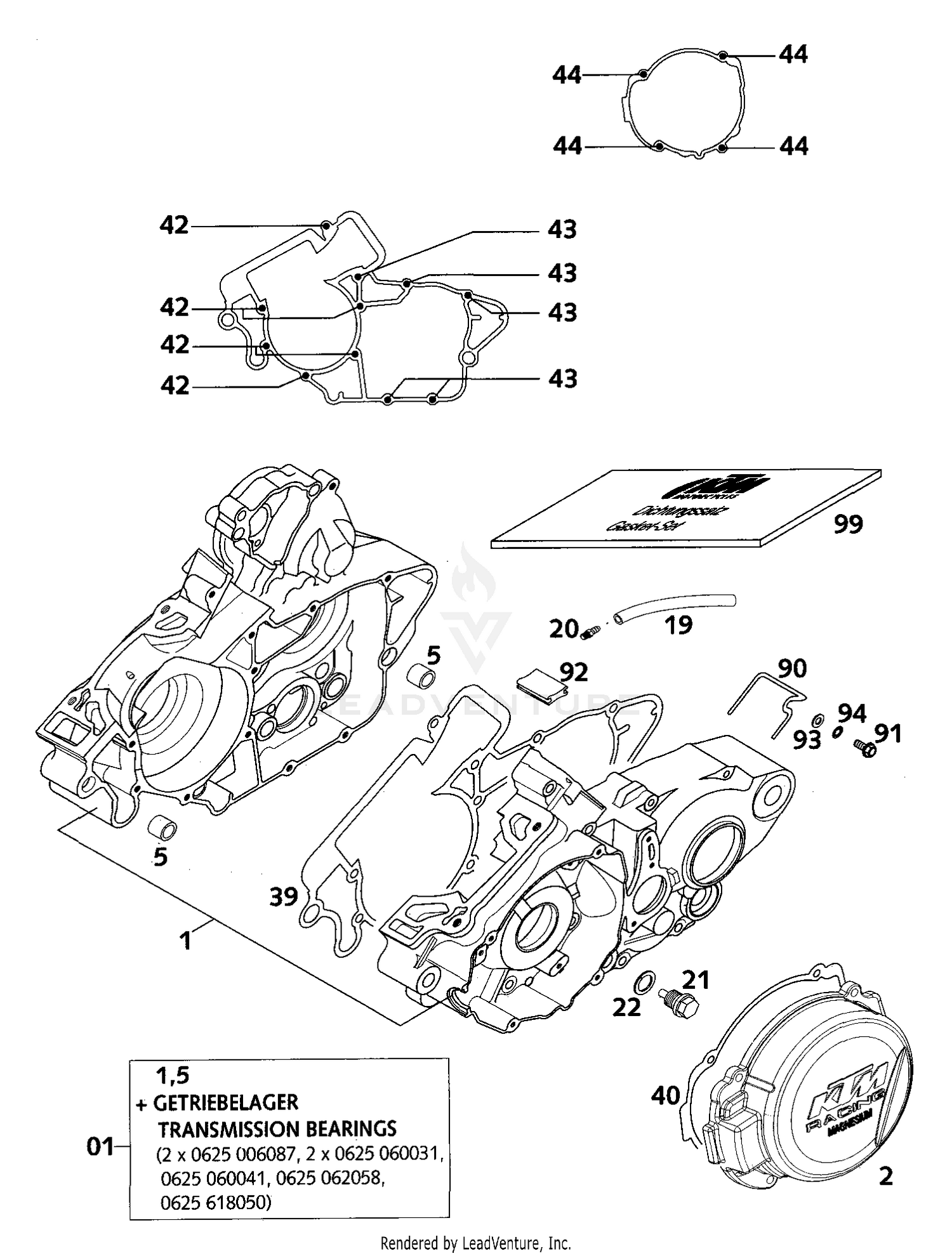 Engine Case With Oilpump