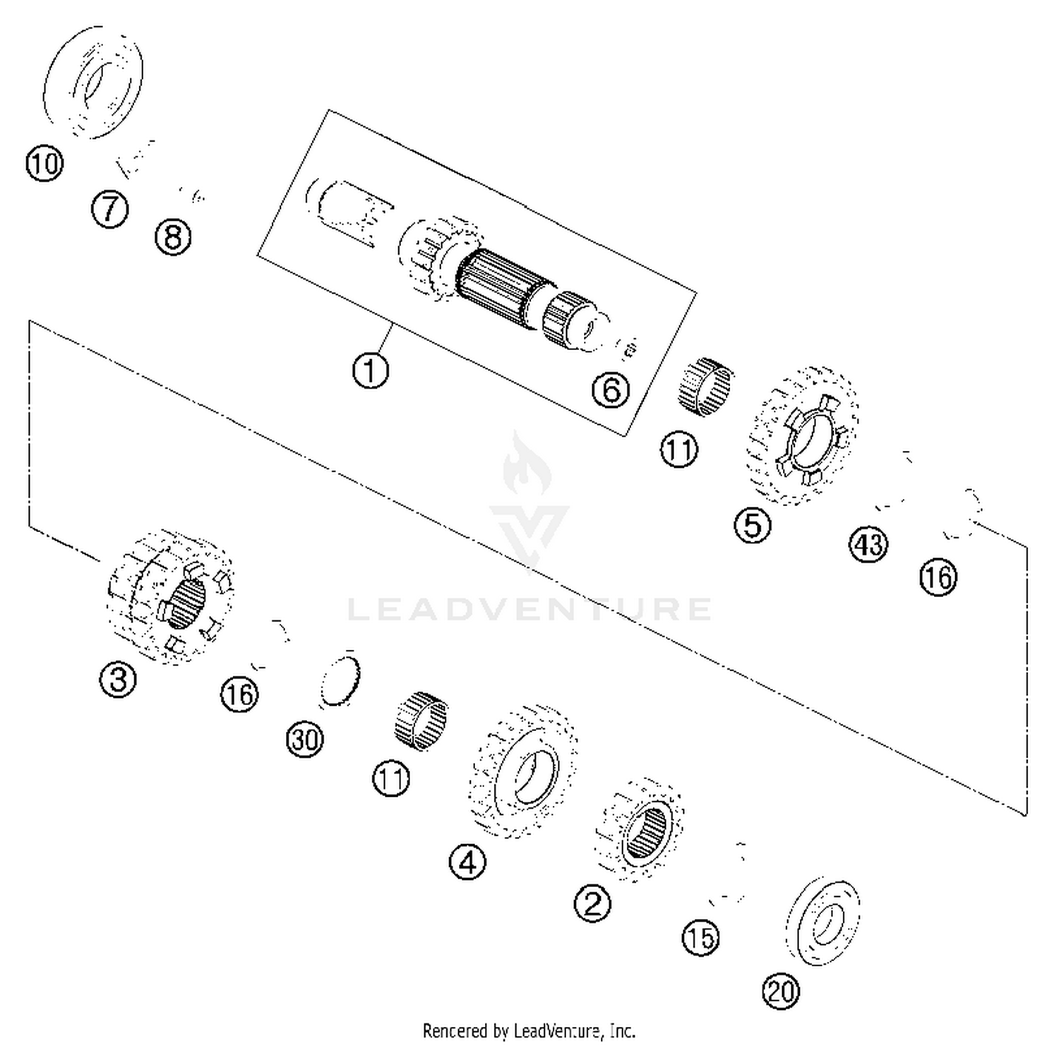 Transmission I - Main shaft