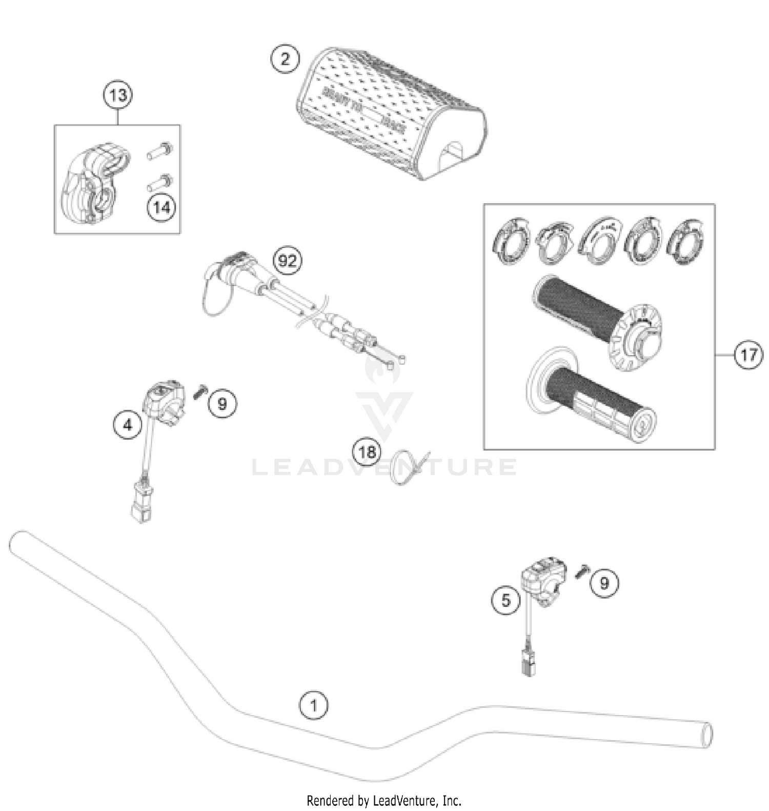 HANDLEBAR, CONTROLS