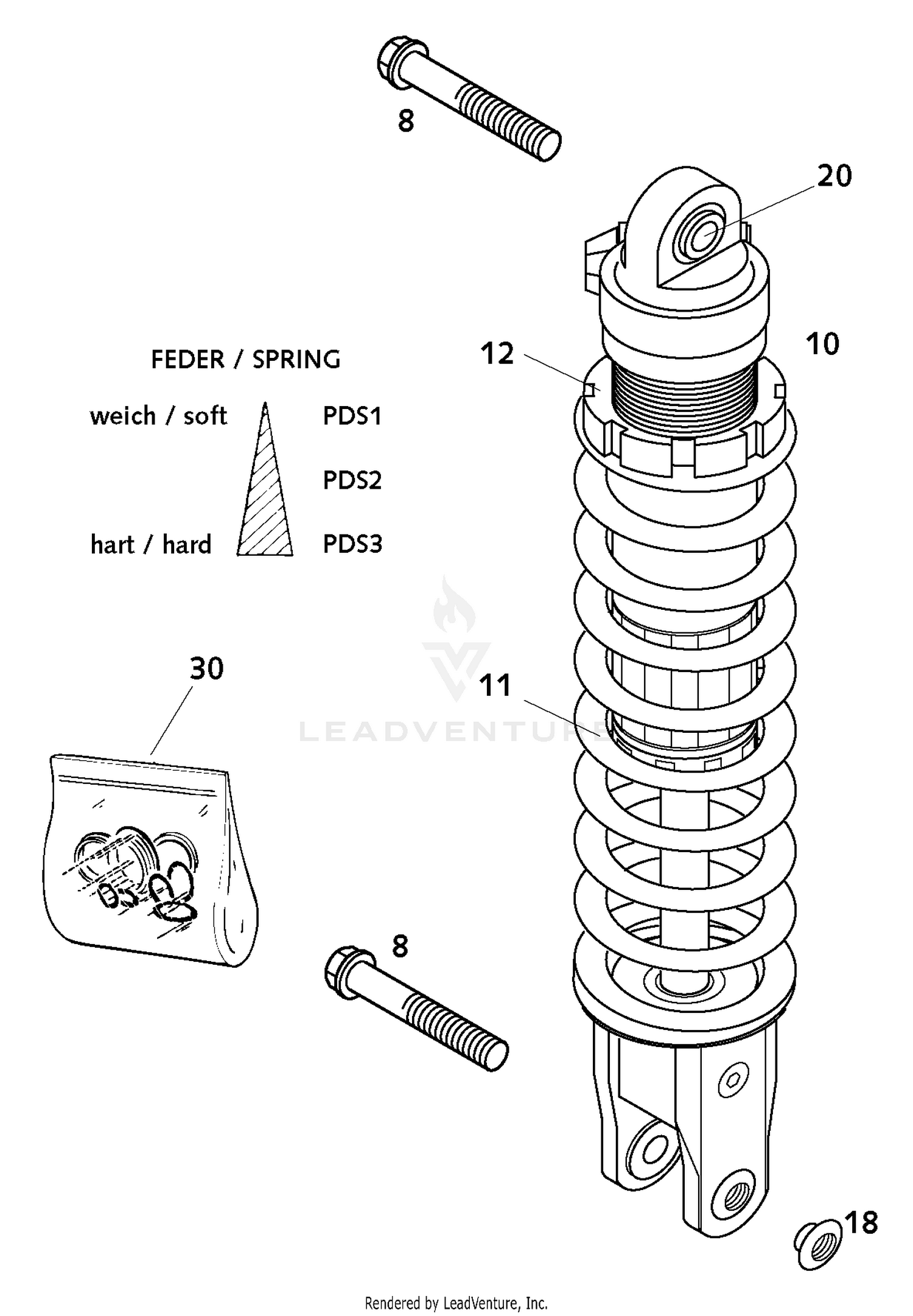 Shock Absorber WP PDS