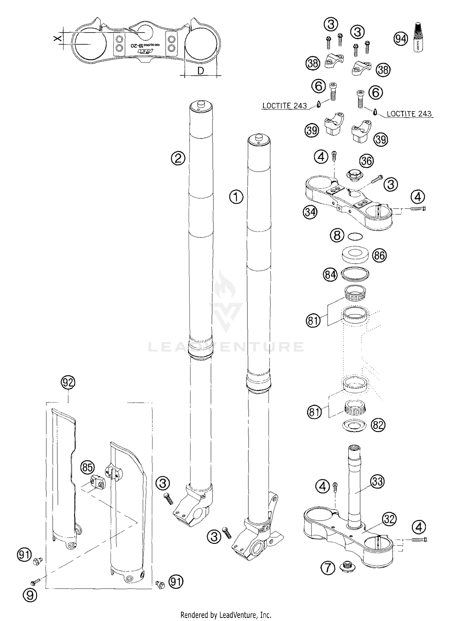 Front Fork WP USD 48
