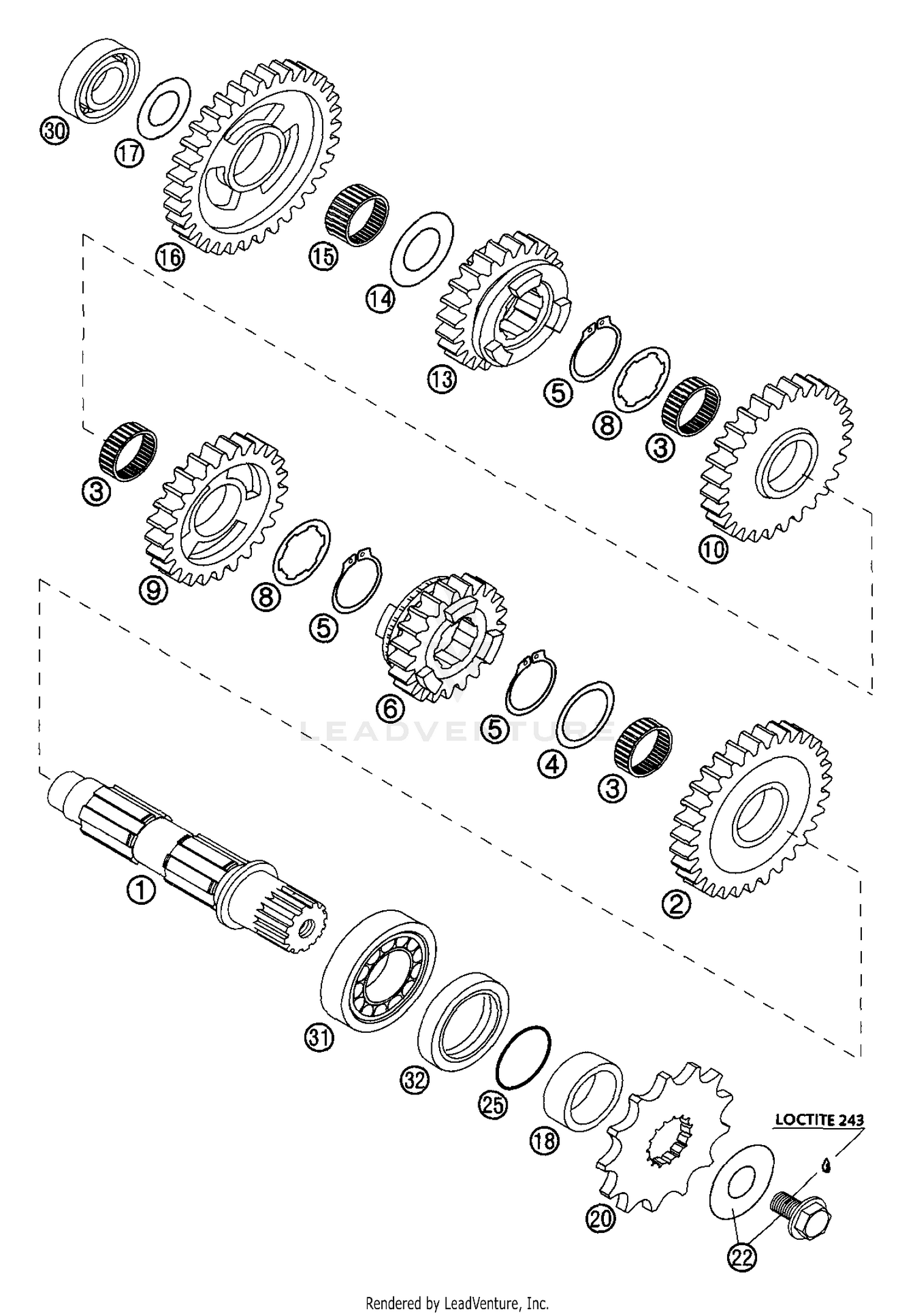 Transmission II - Countershaft (EU)