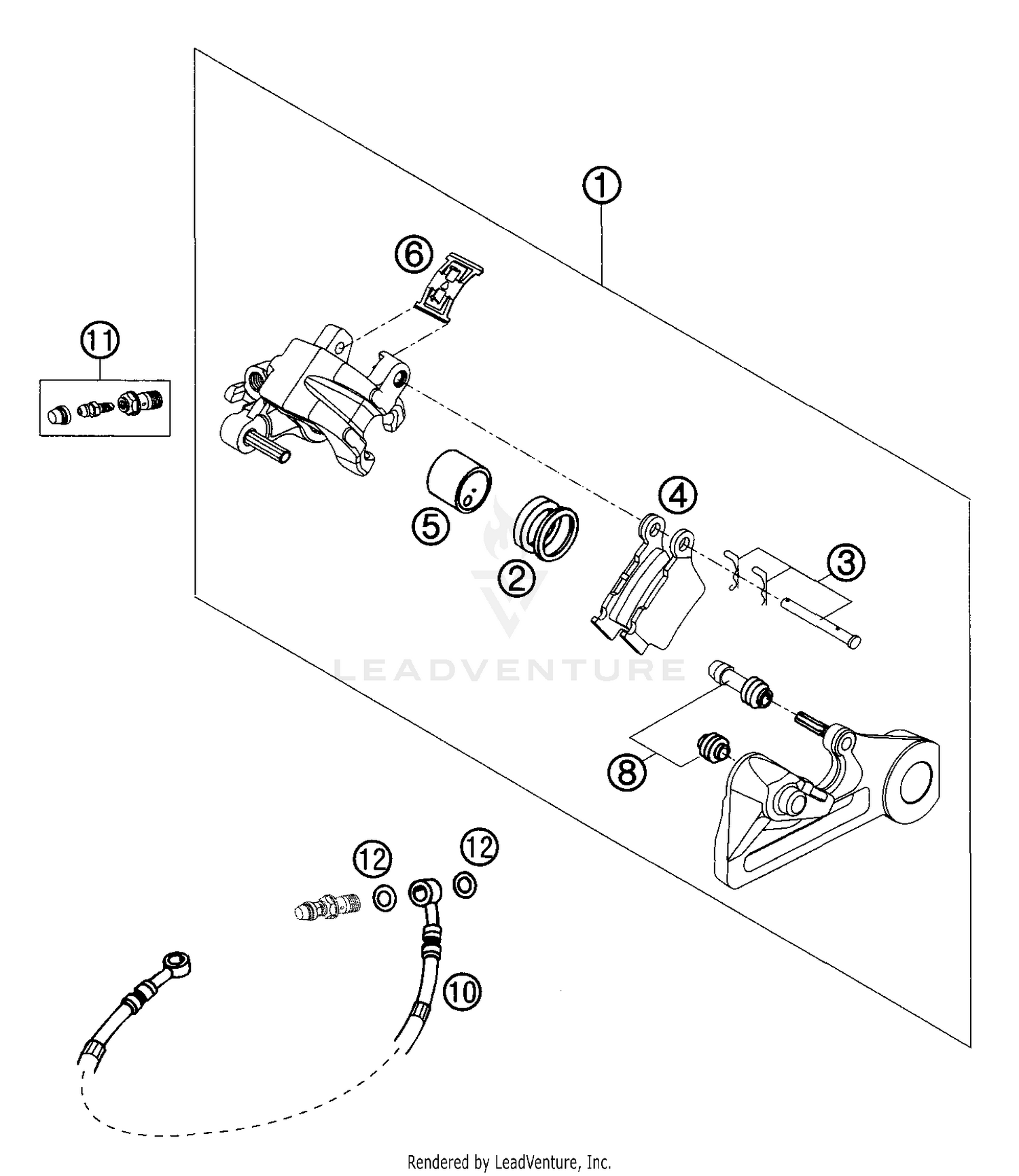 Brake Caliper Rear