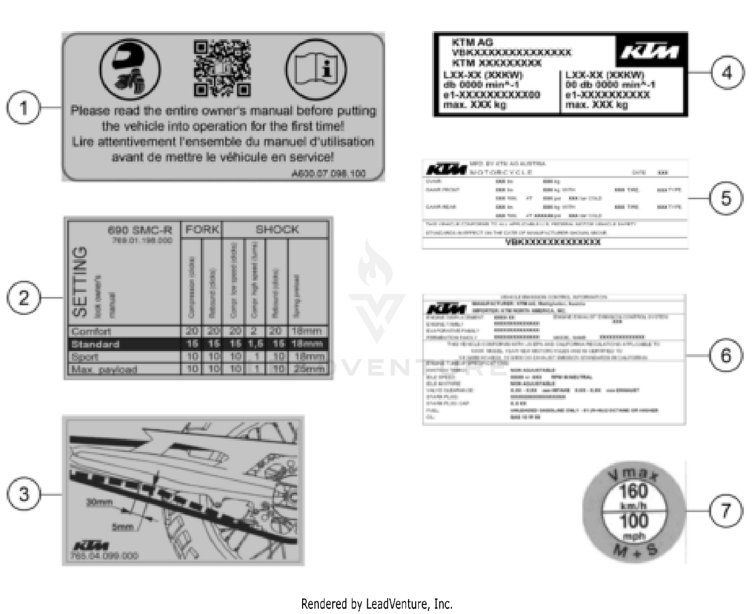 TECHNIC INFORMATION STICKER
