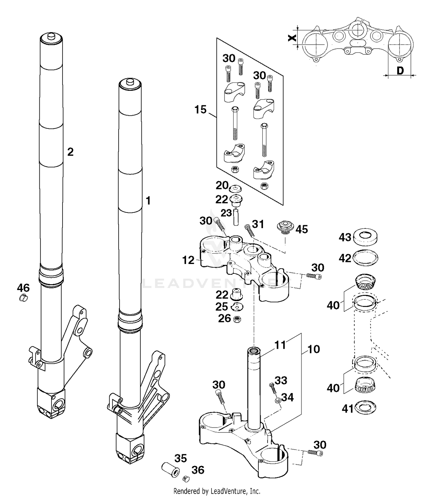 Front Fork White Power