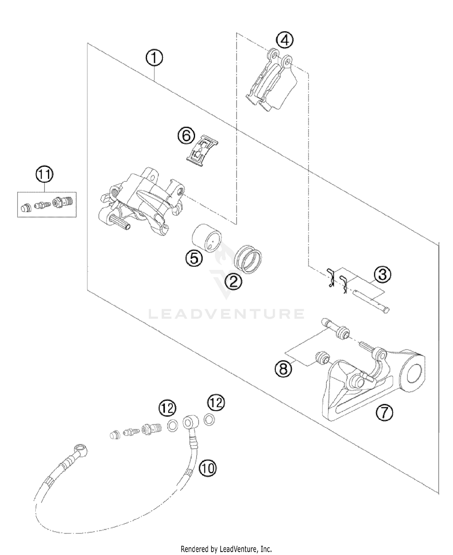 Brake Caliper Rear