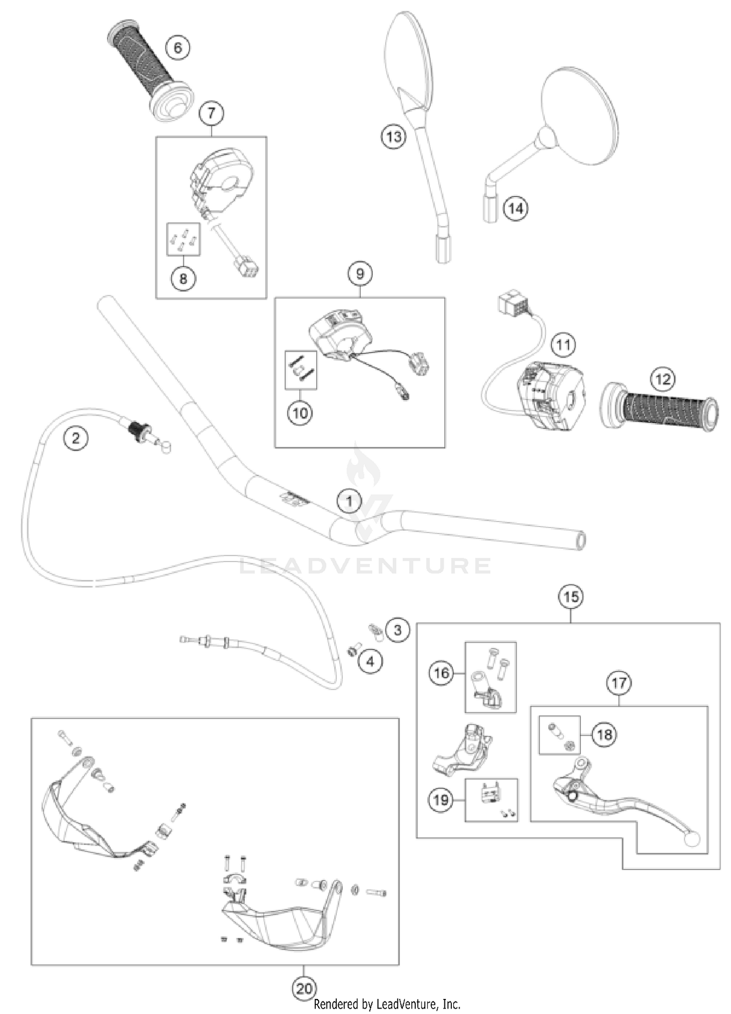 HANDLEBAR, CONTROLS