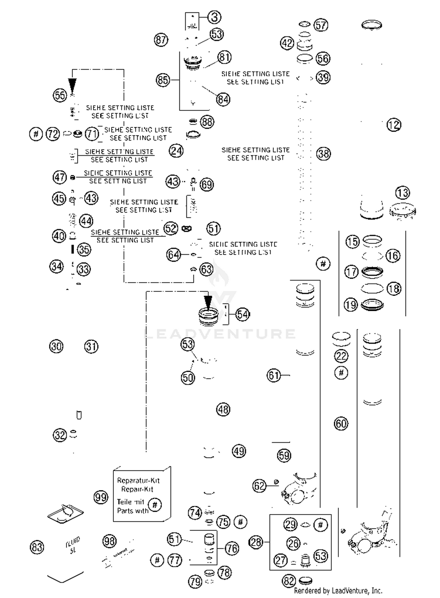 Front Fork Disassembled