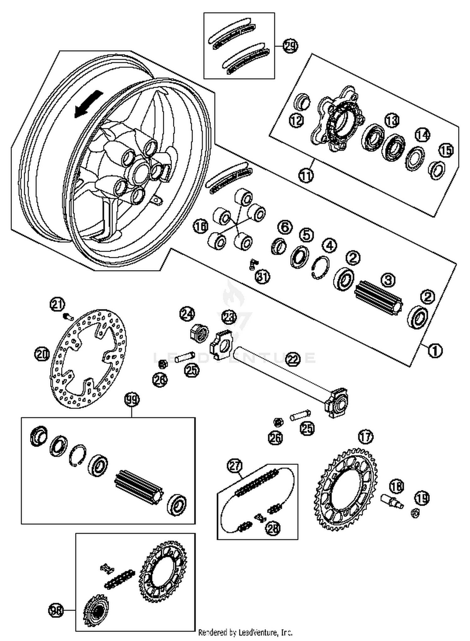 Rear Wheel