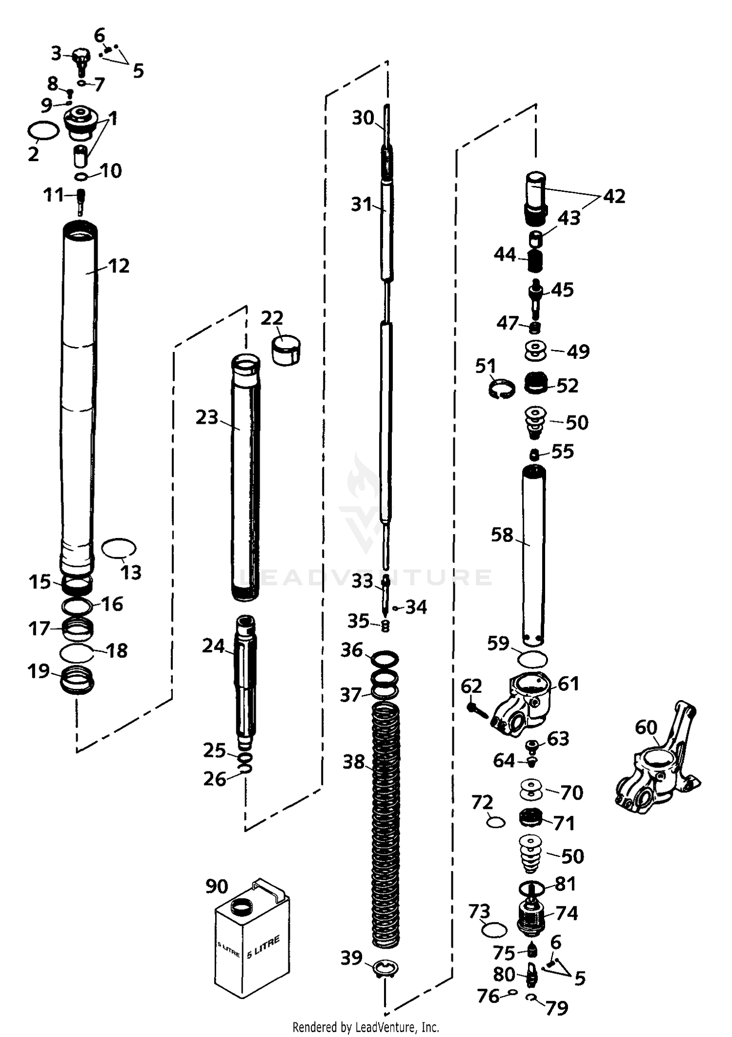 Fork Legs WP USD 43