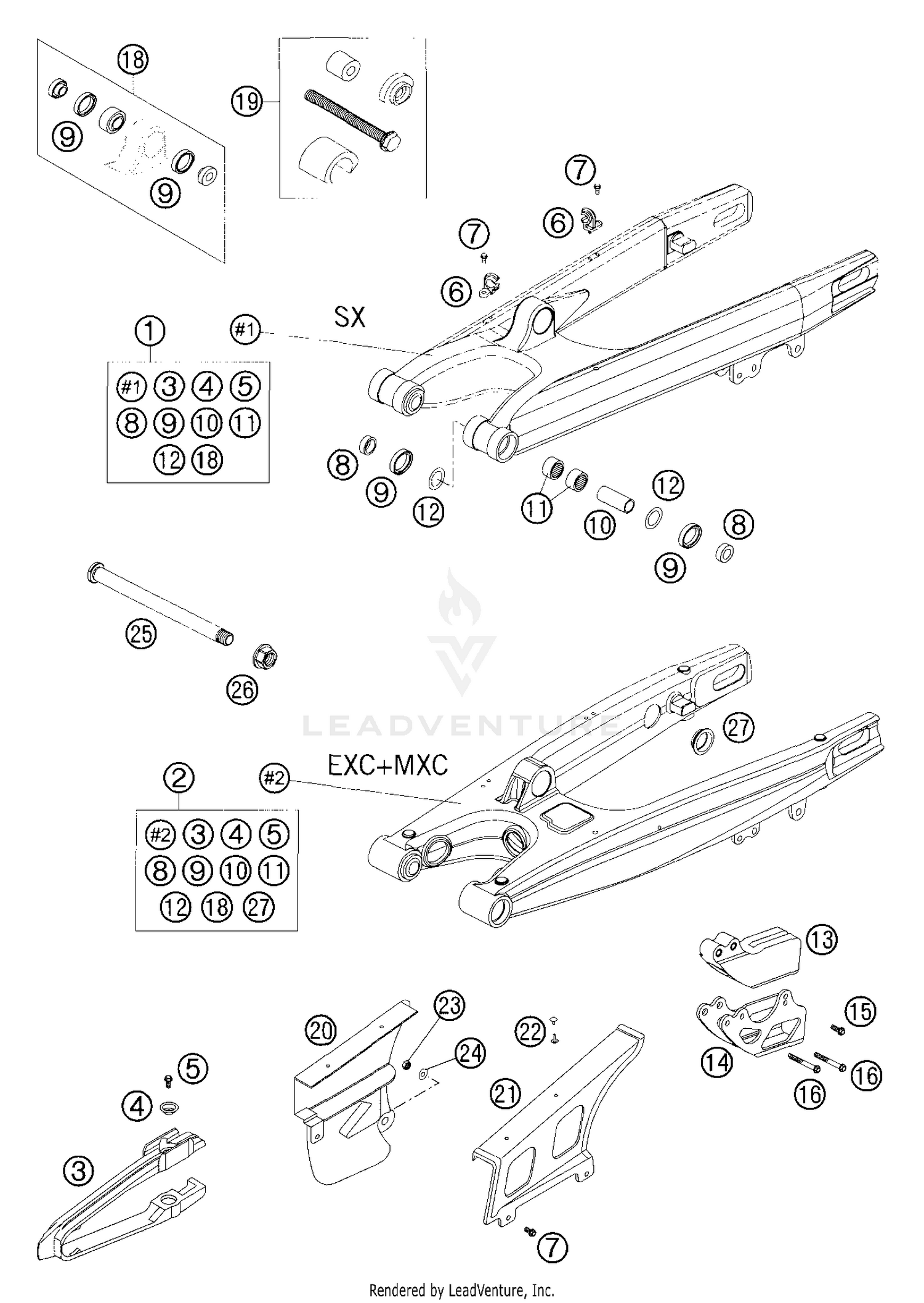 Swingarm - Chain Guard