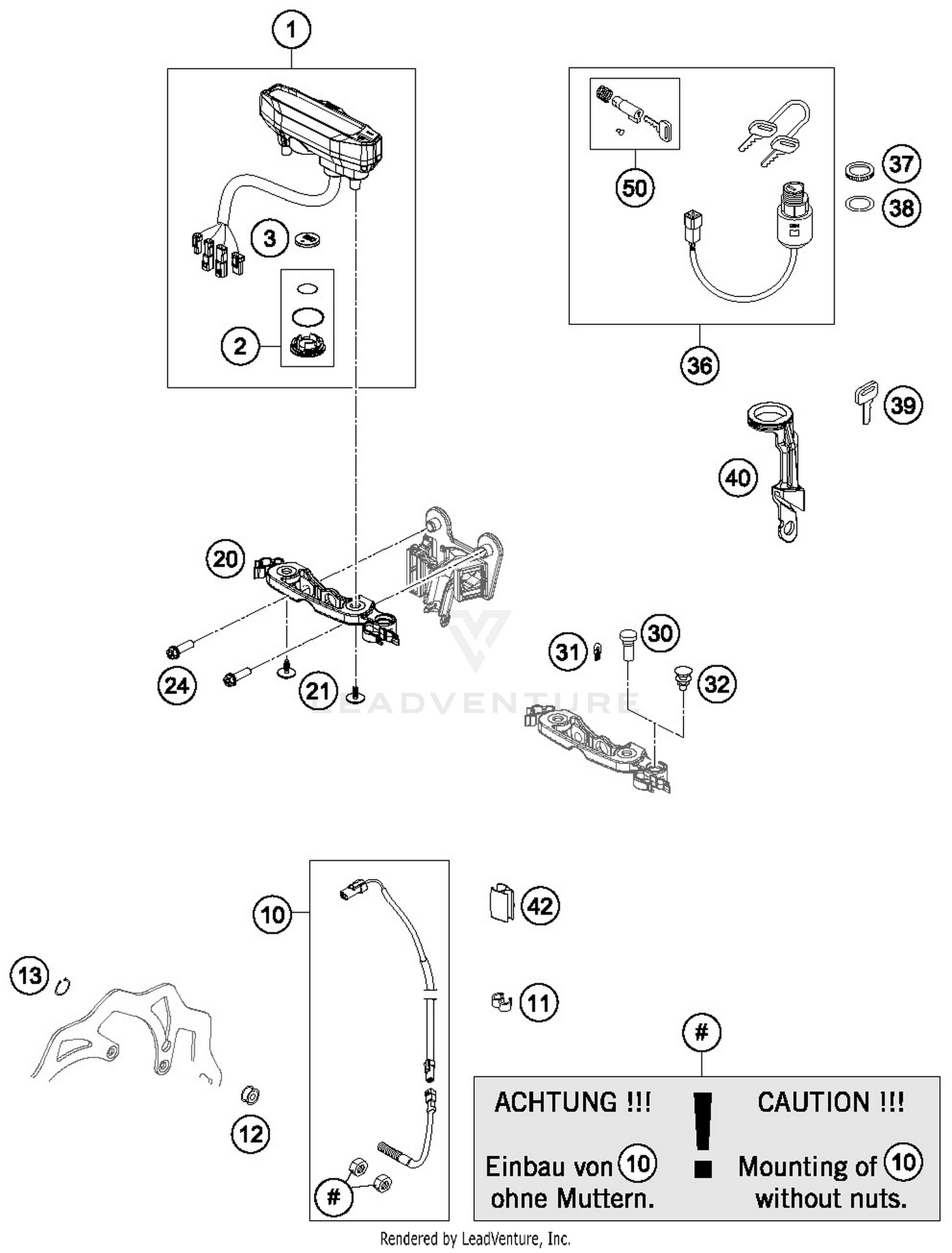 INSTRUMENTS / LOCK SYSTEM