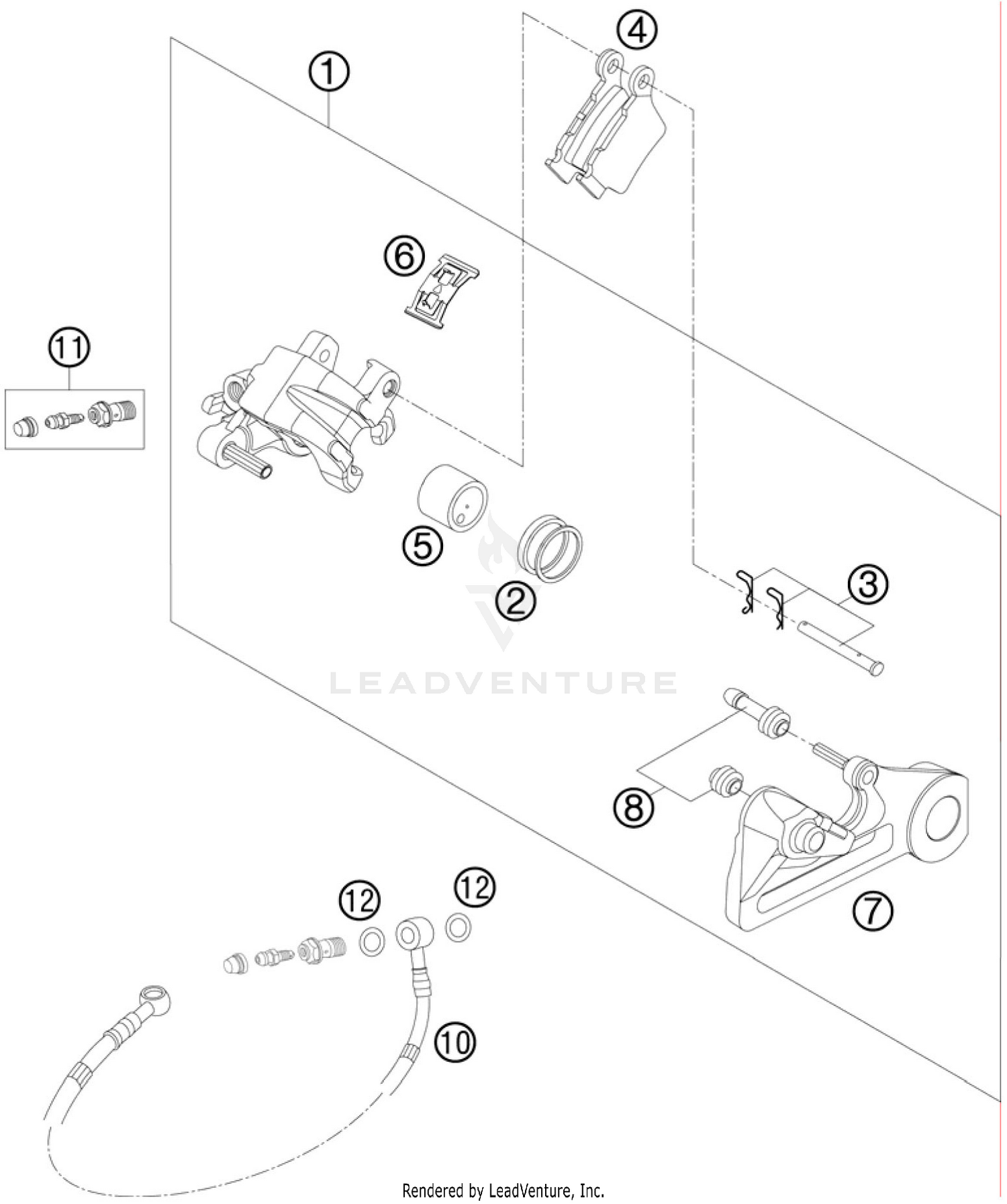 Brake Caliper Rear