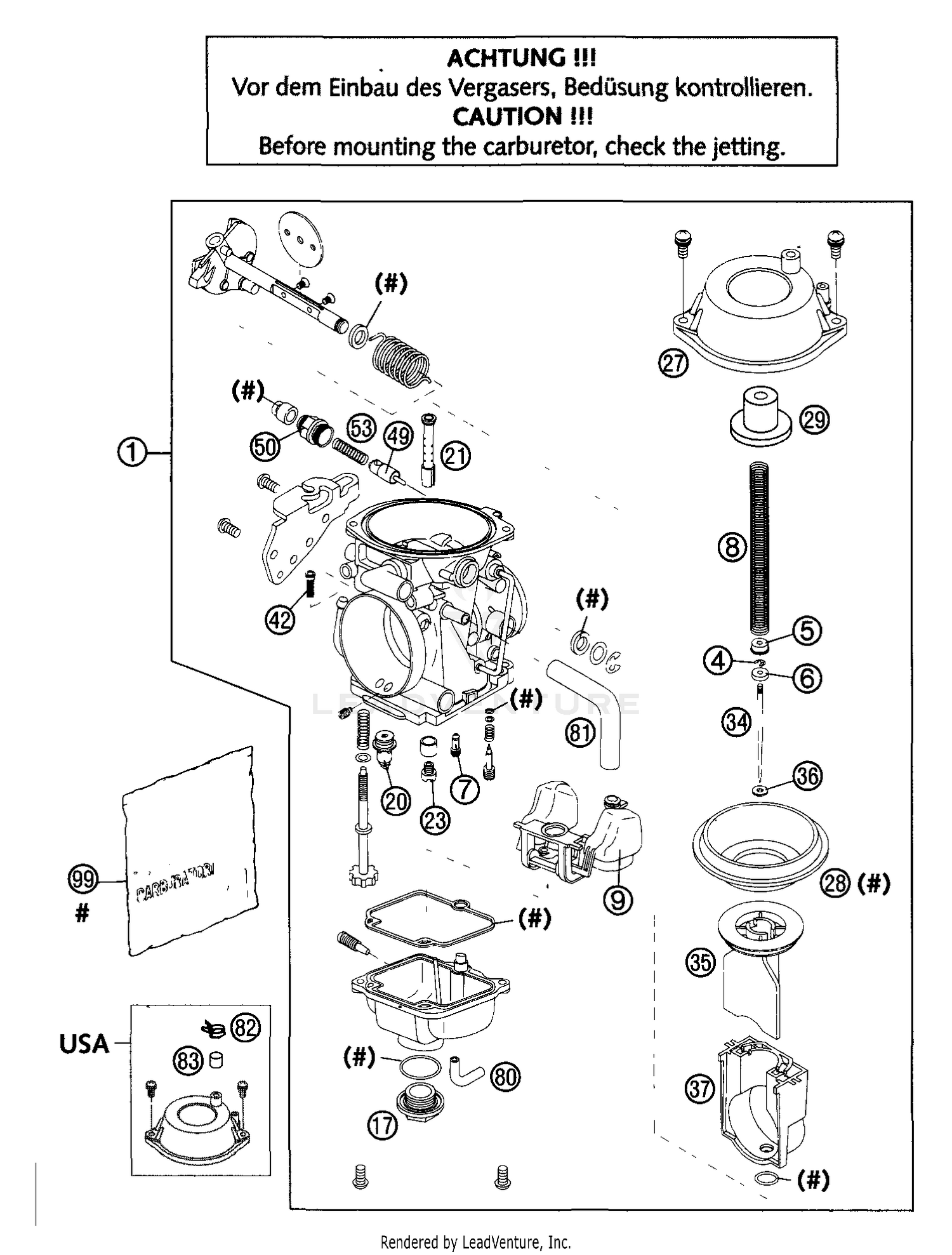 Carburetor Mikuni BST 40