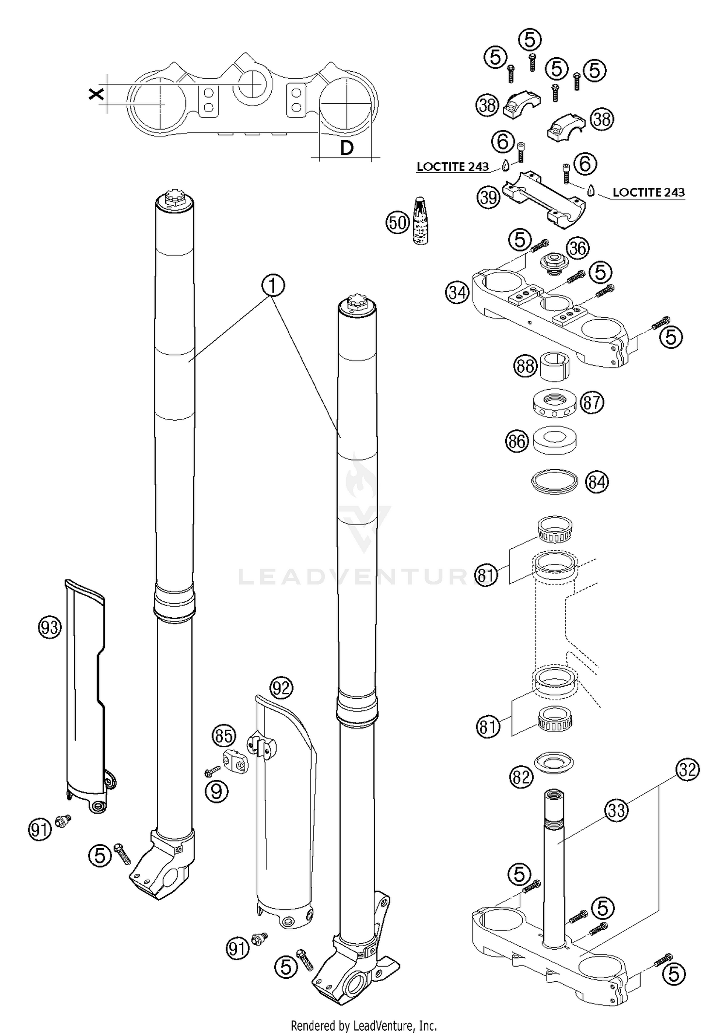 Front Fork WP USD 48