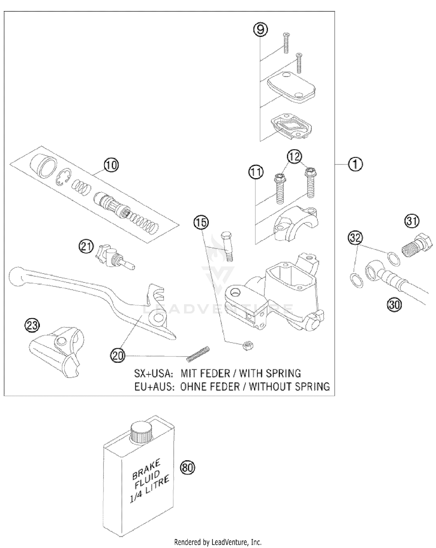 Hand Brake Cylinder
