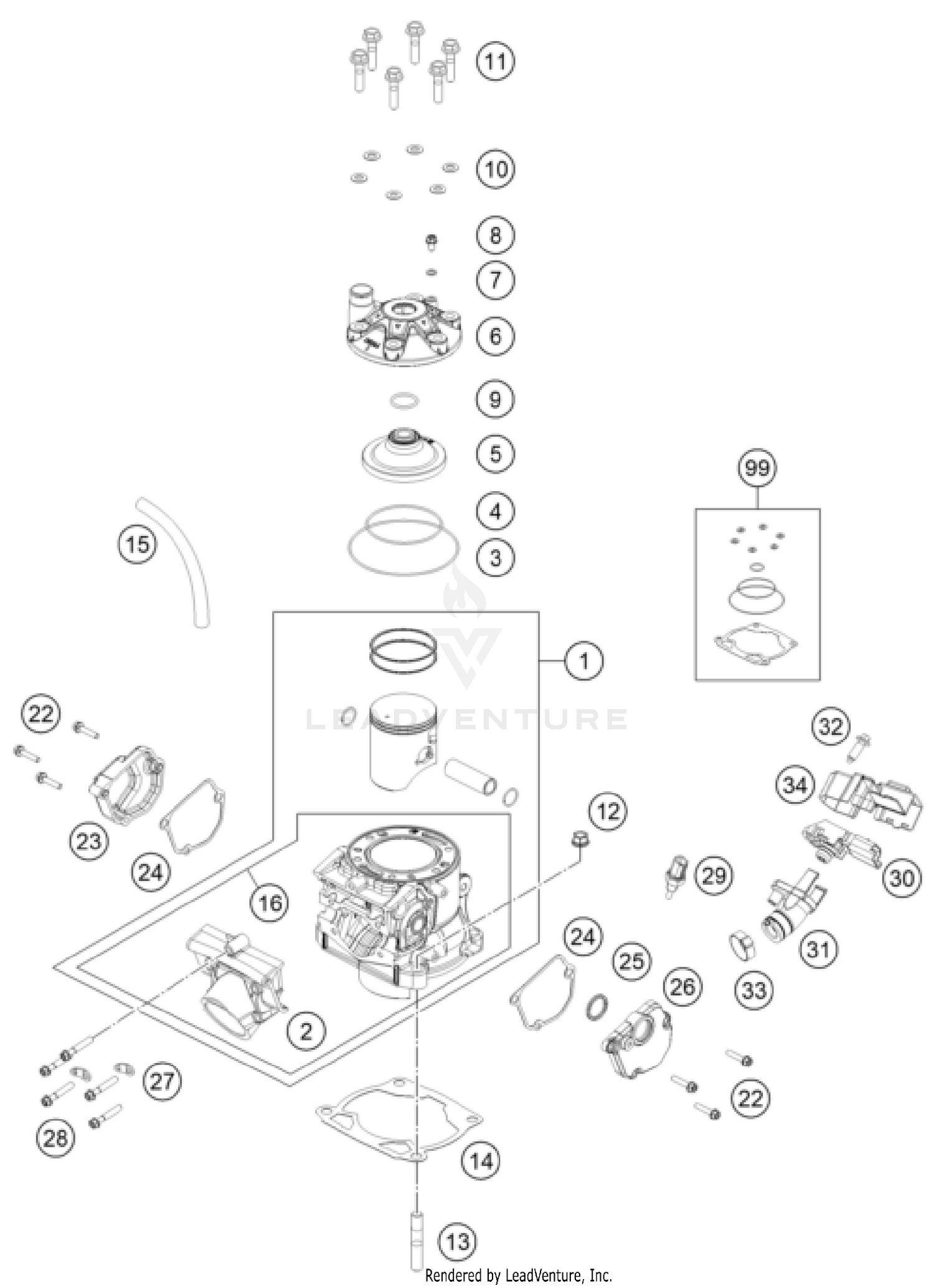 CYLINDER, CYLINDER HEAD