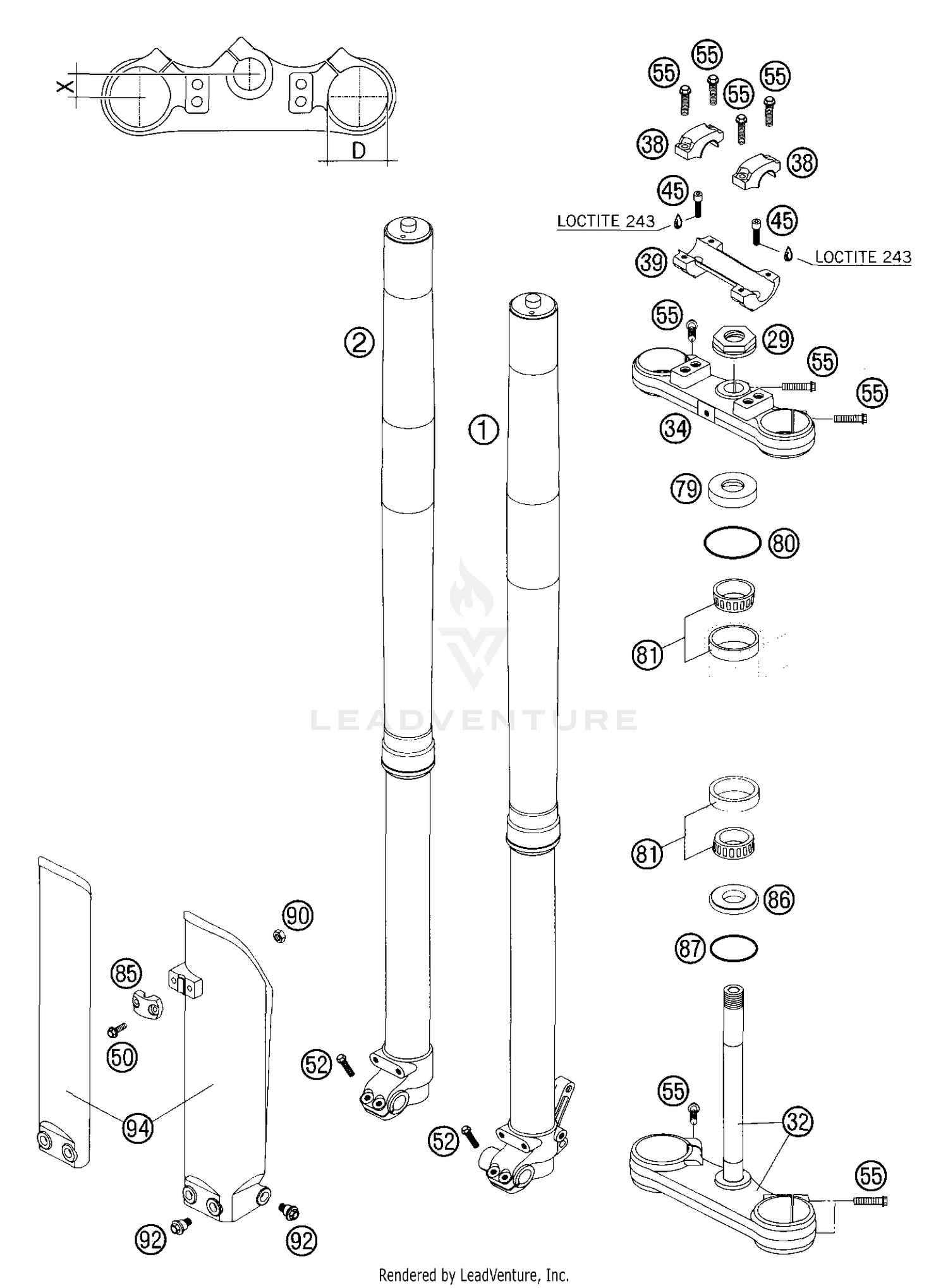 Front Fork WP USD 43